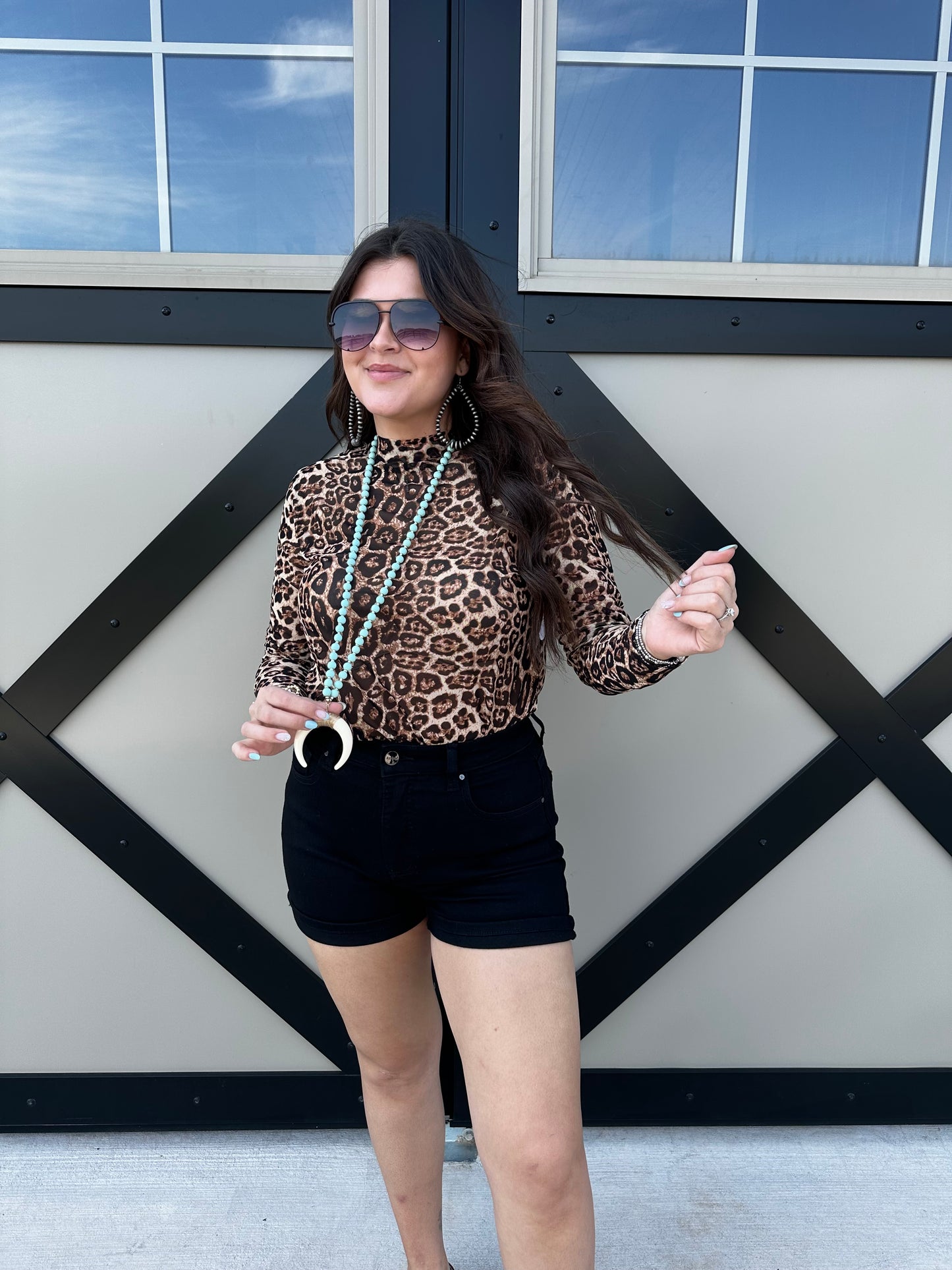 Ready to Roar Mesh Top