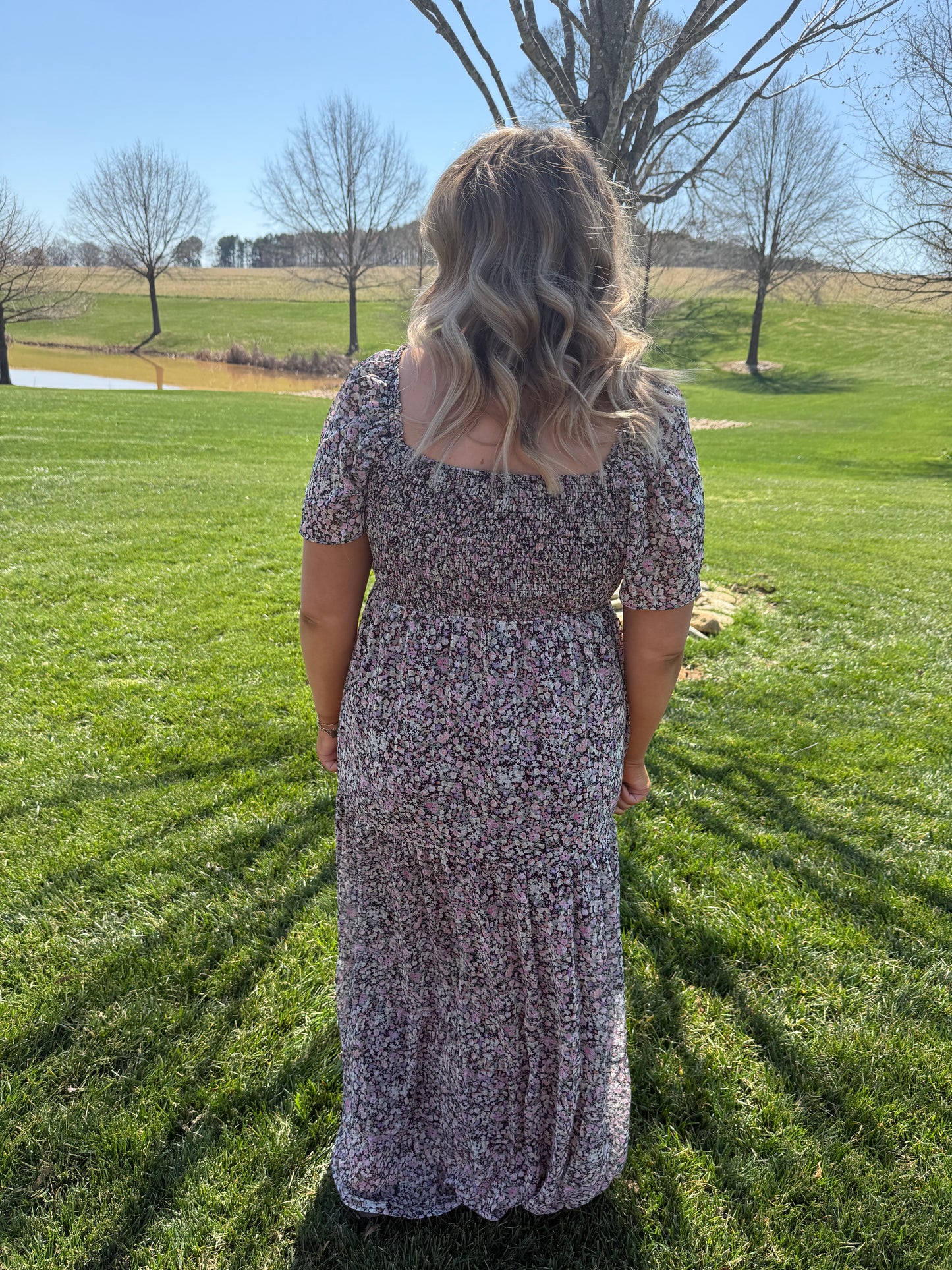 Beaming Bright Midi Dress