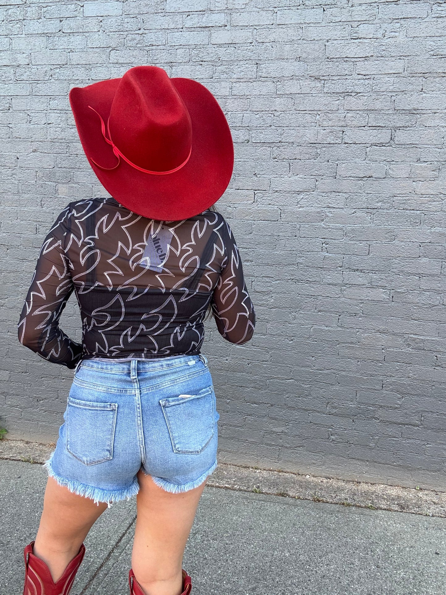 Desert Details Mesh Top