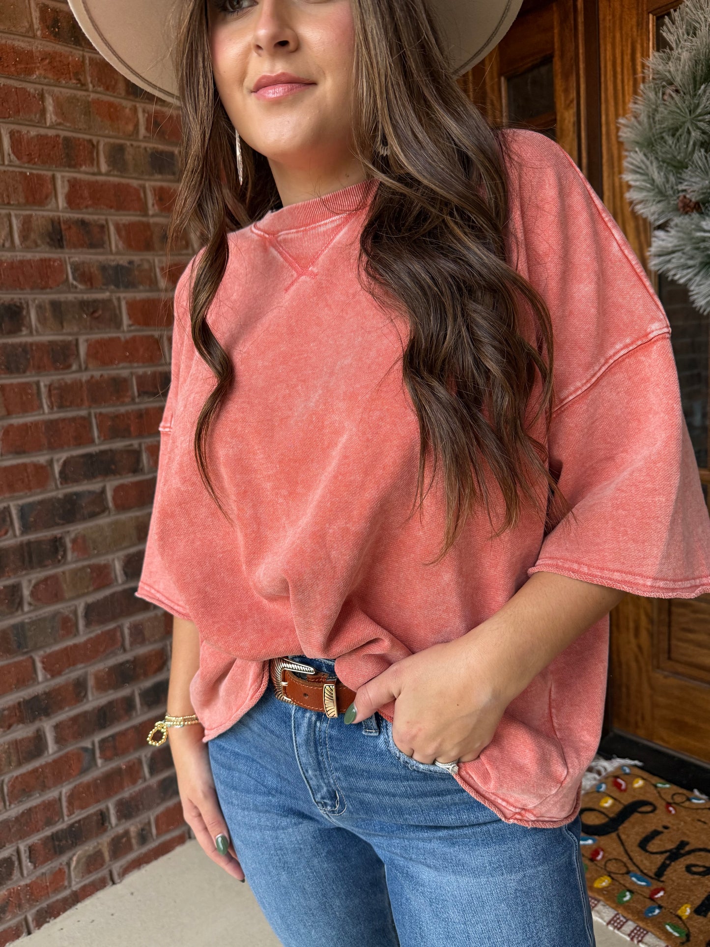 Boho Buckle Leather Belt