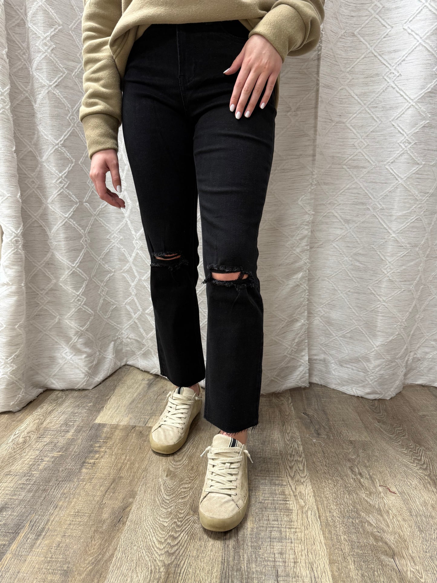 Can We Cropped Straight Jean