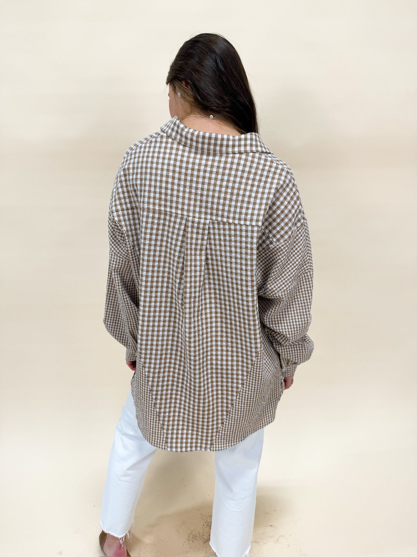 GIDDY UP GINGHAM TOP
