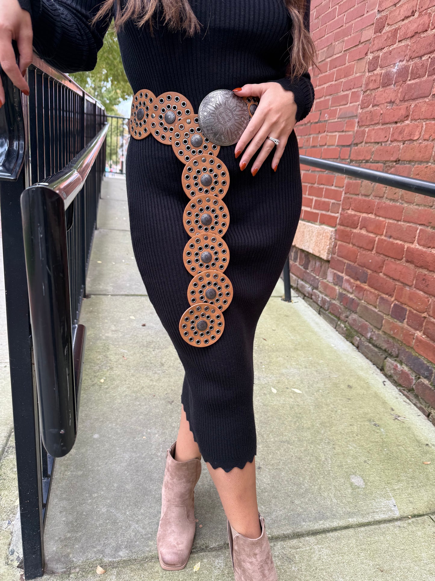 Western Boho Circle Belt