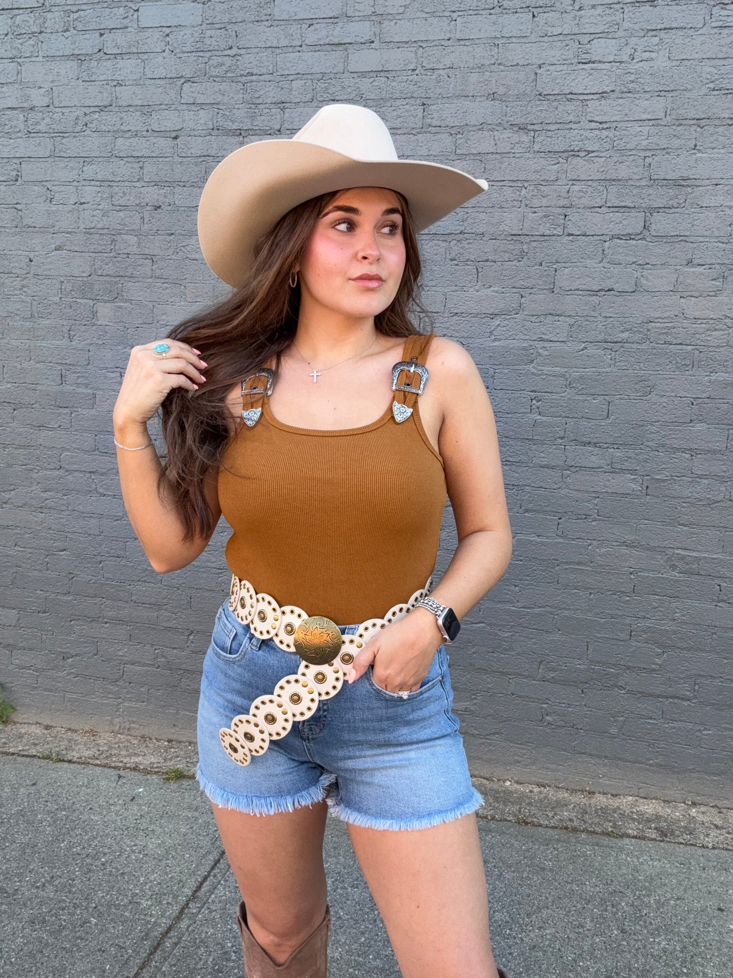 Buckle-Up Buttercup Bodysuit