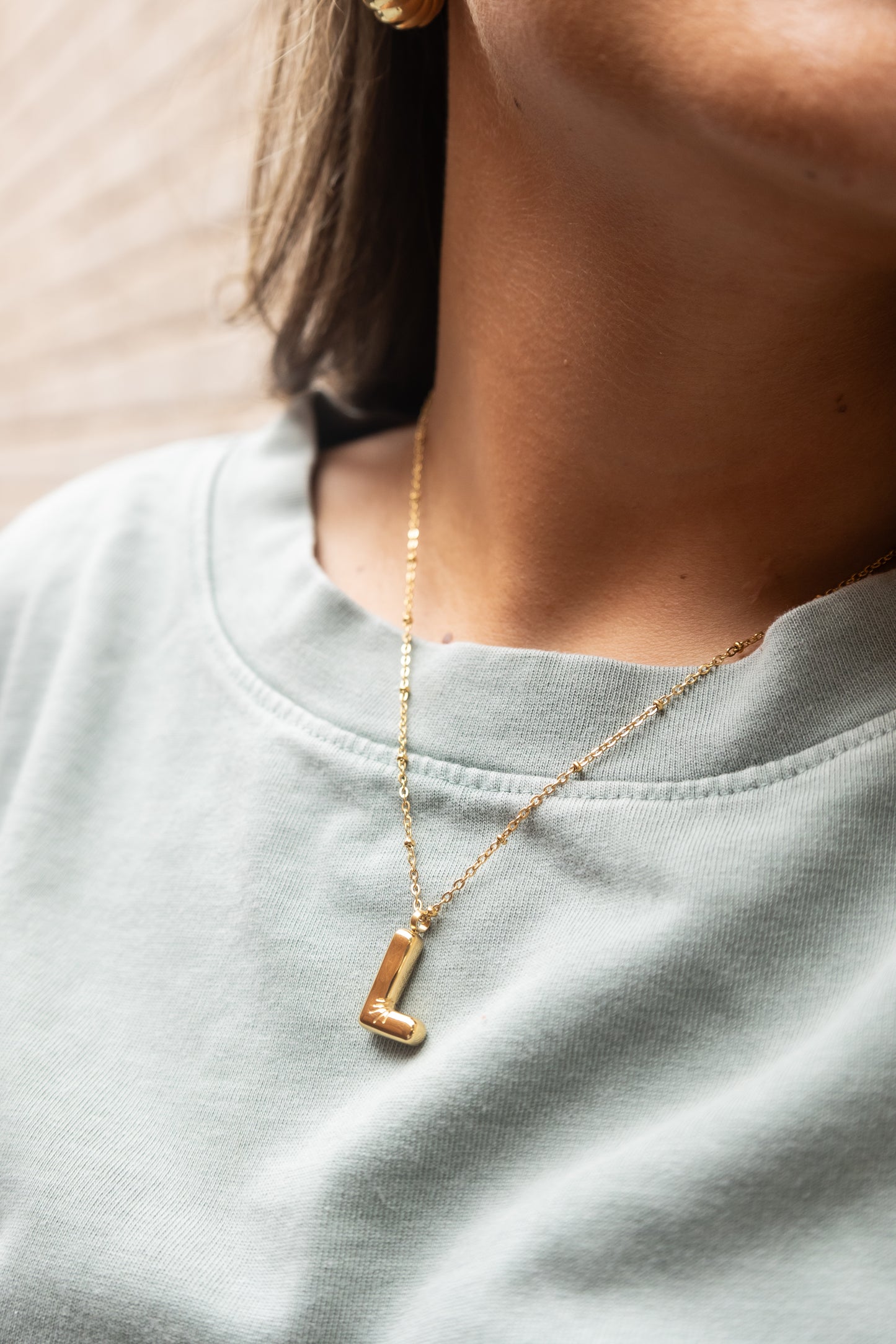 Initial Bubble Necklace