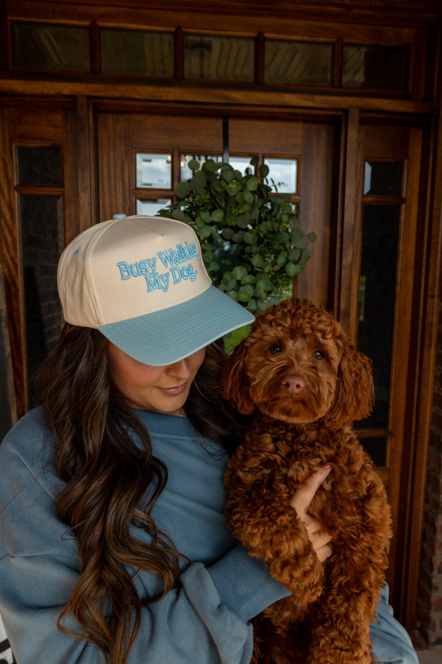 Busy Walking My Dog Trucker