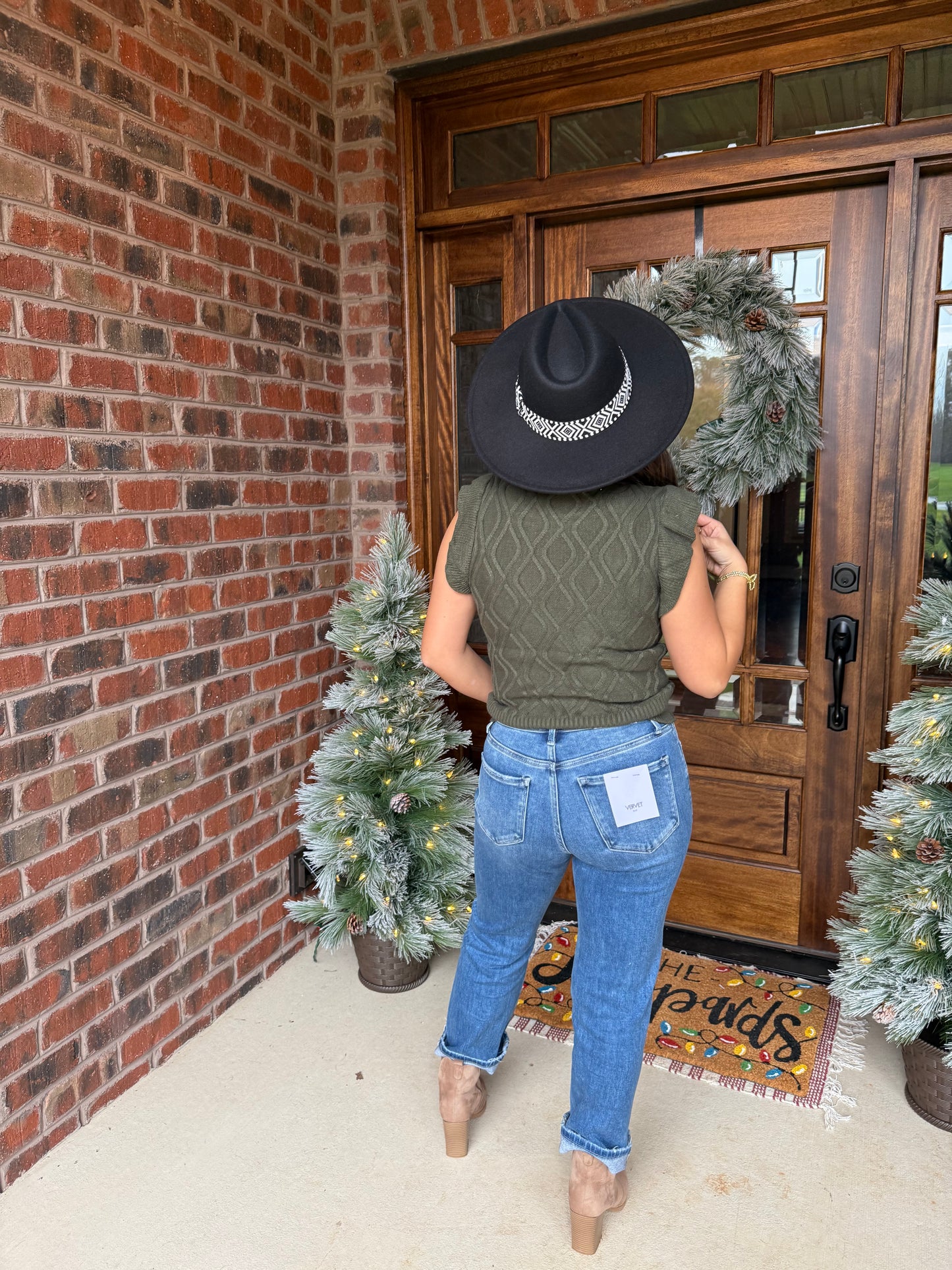 Peace On Earth Sleeveless Sweater