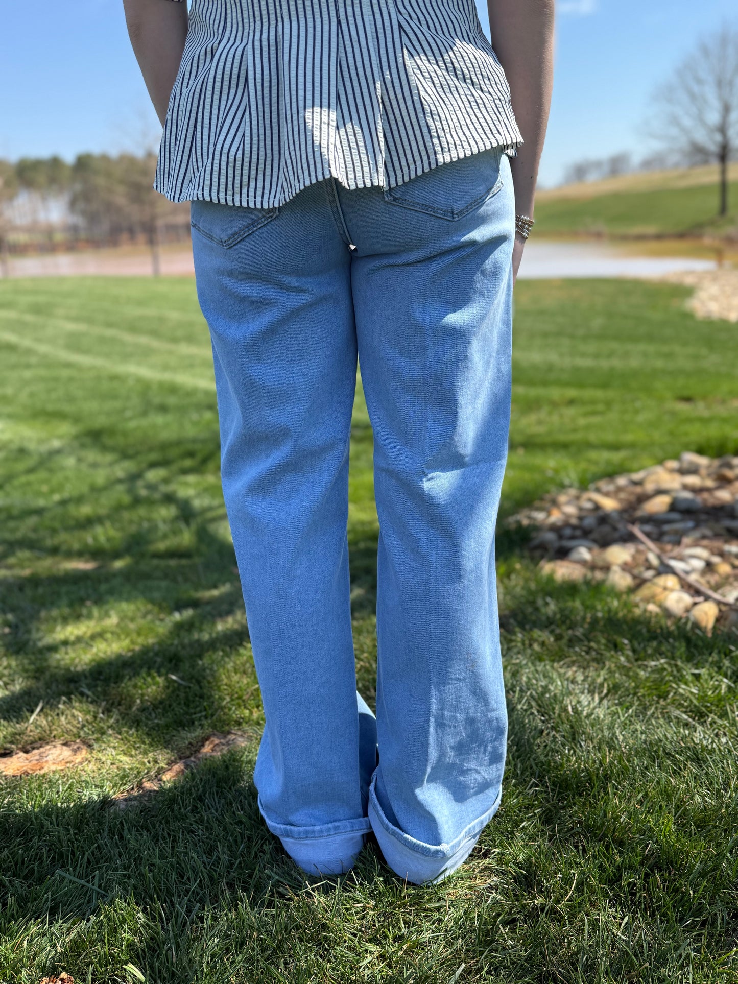 Far Out Wide Leg Jeans