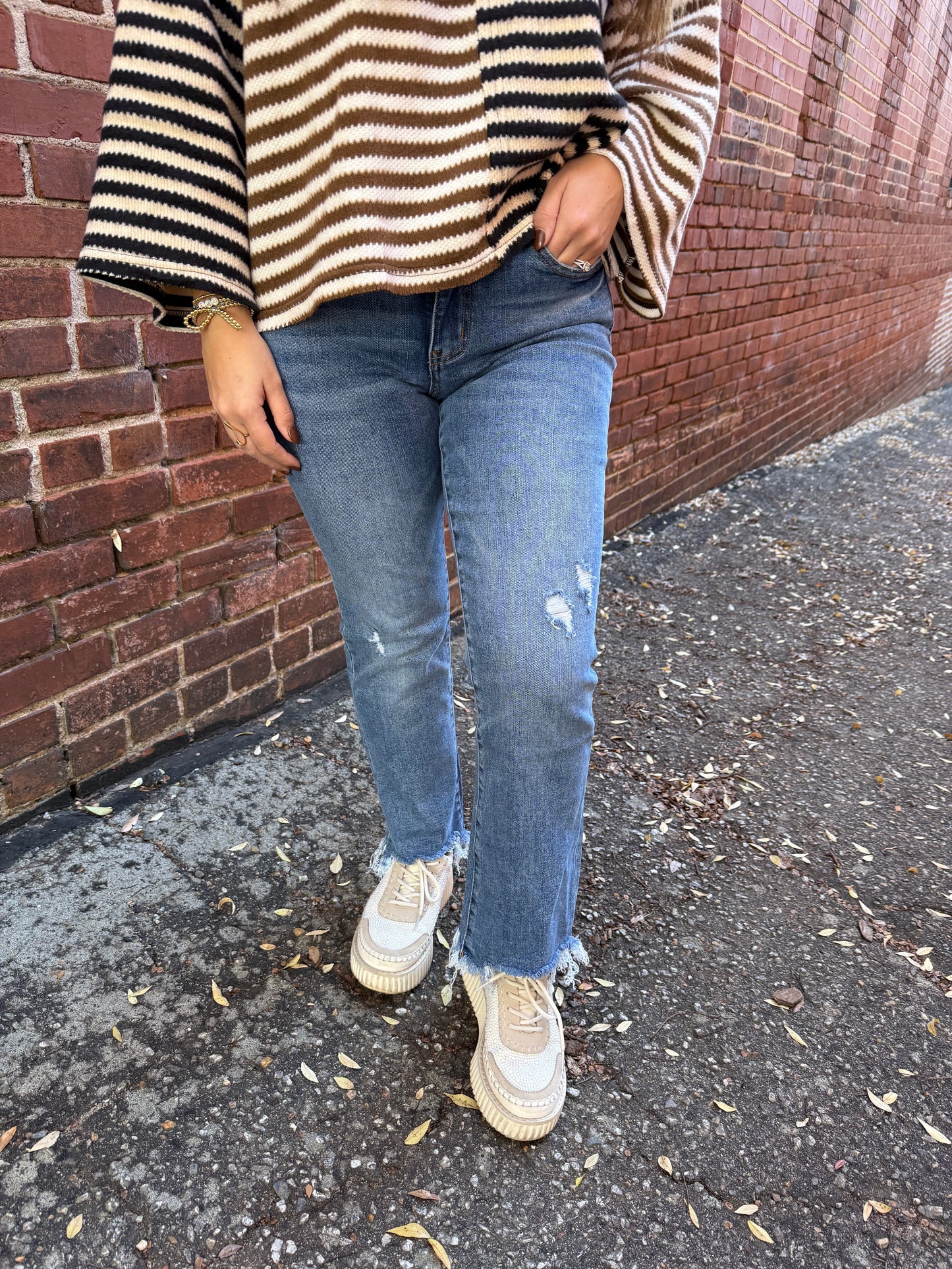 Ready to Rumble Ankle Bootcut Jean