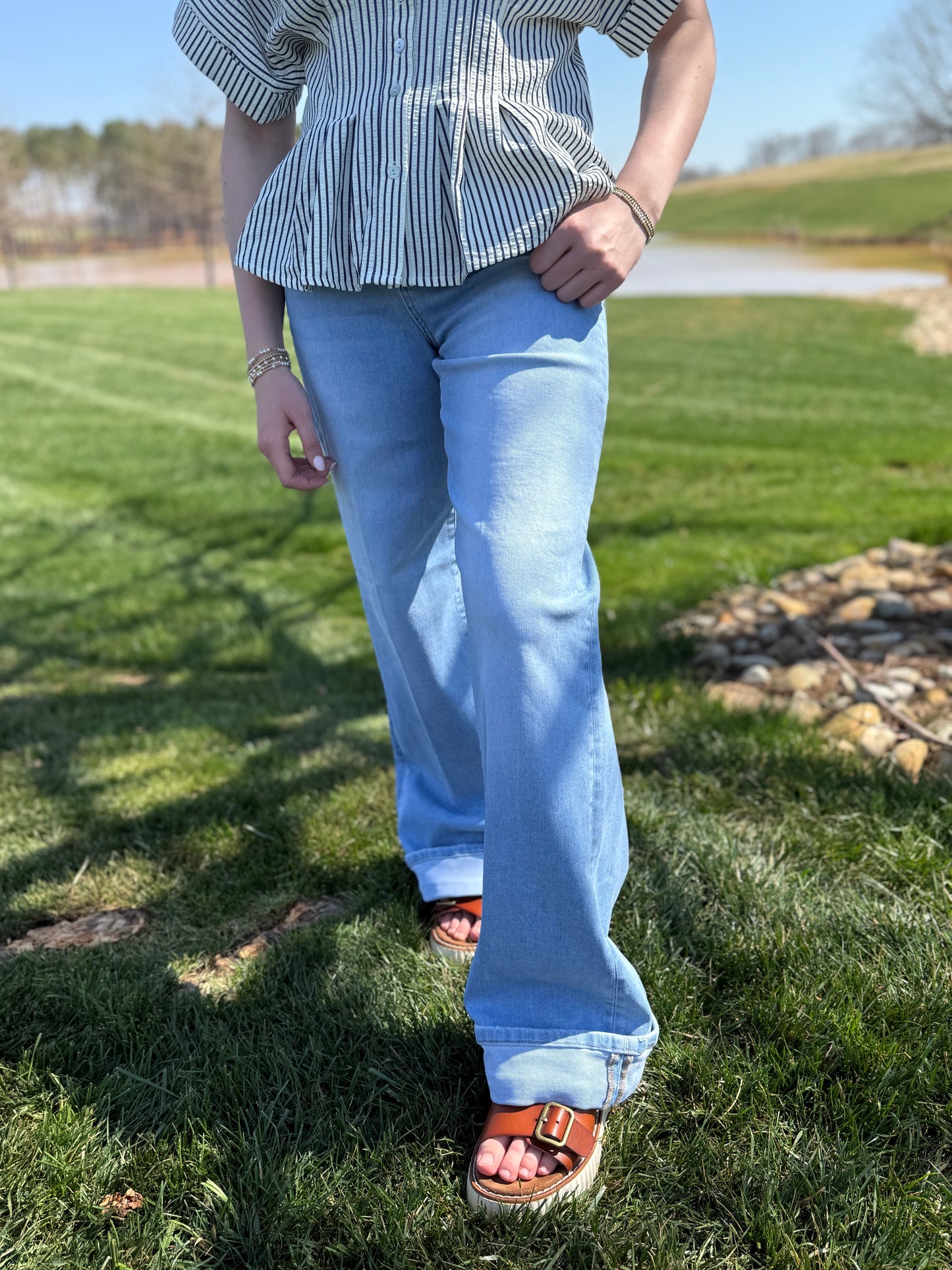Far Out Wide Leg Jeans