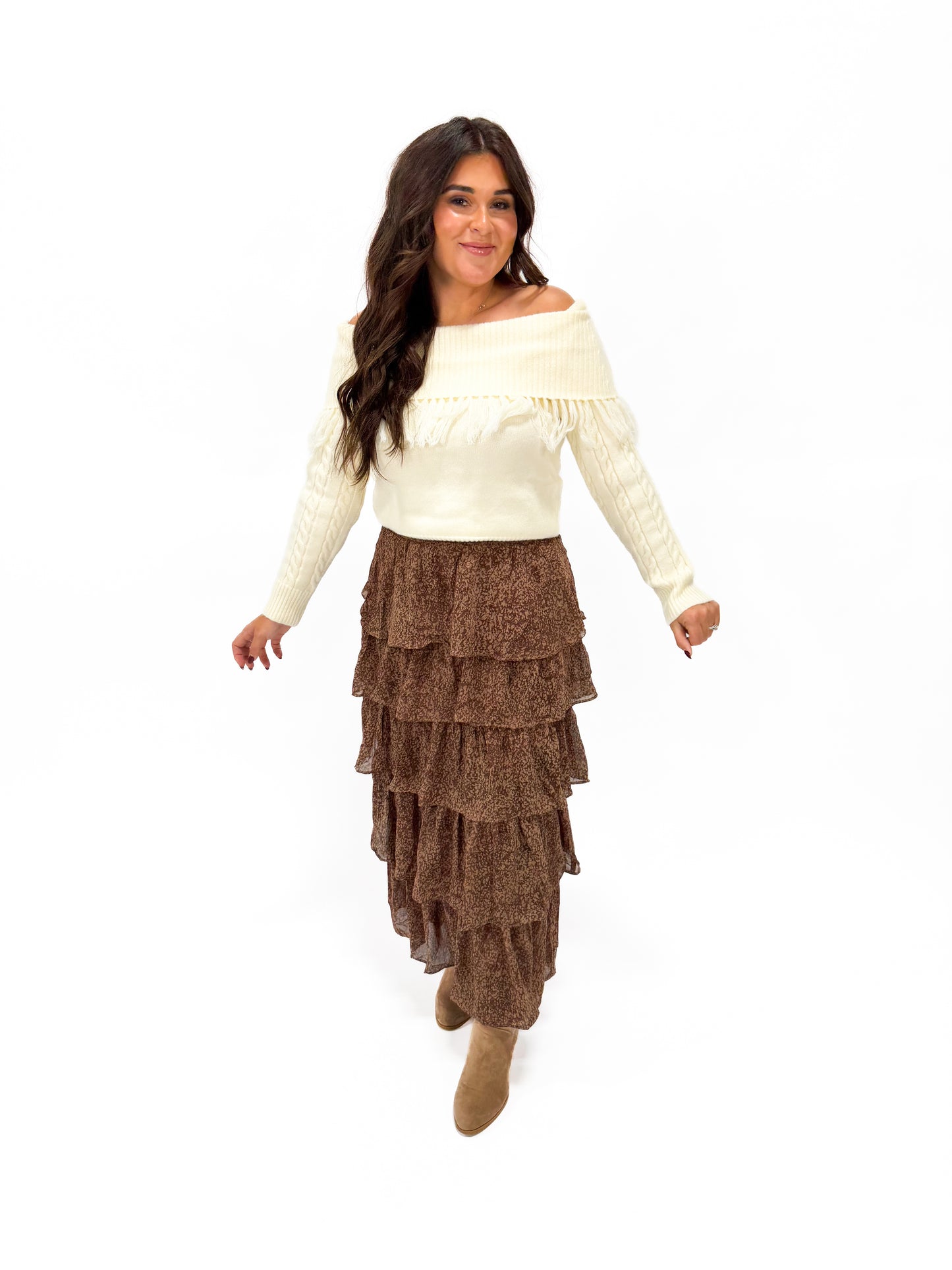 CINNAMON SWIRL SKIRT