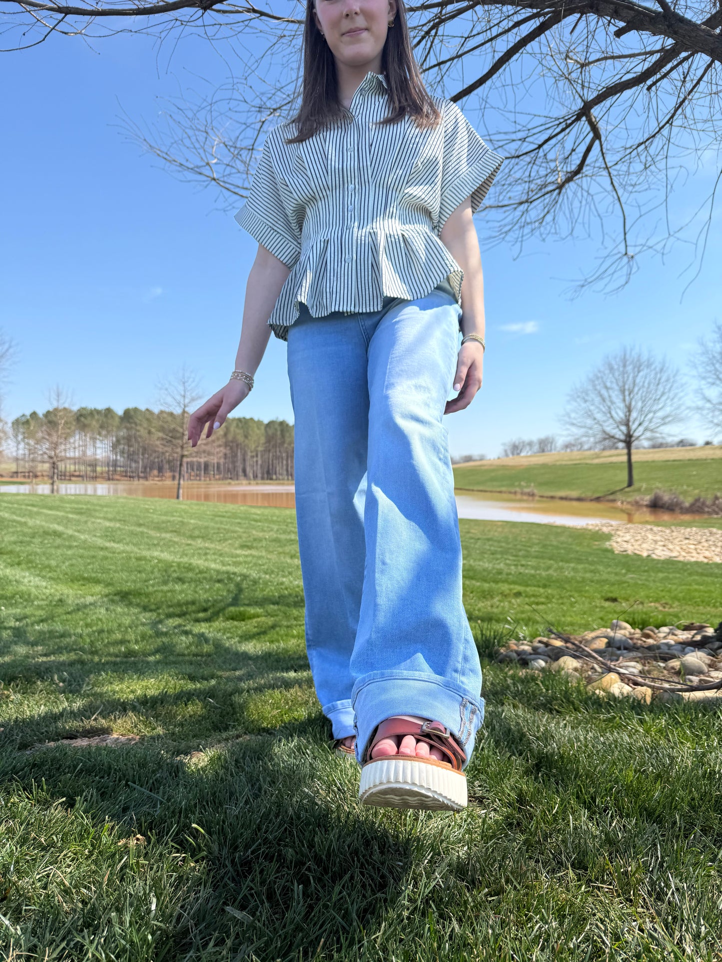 Far Out Wide Leg Jeans