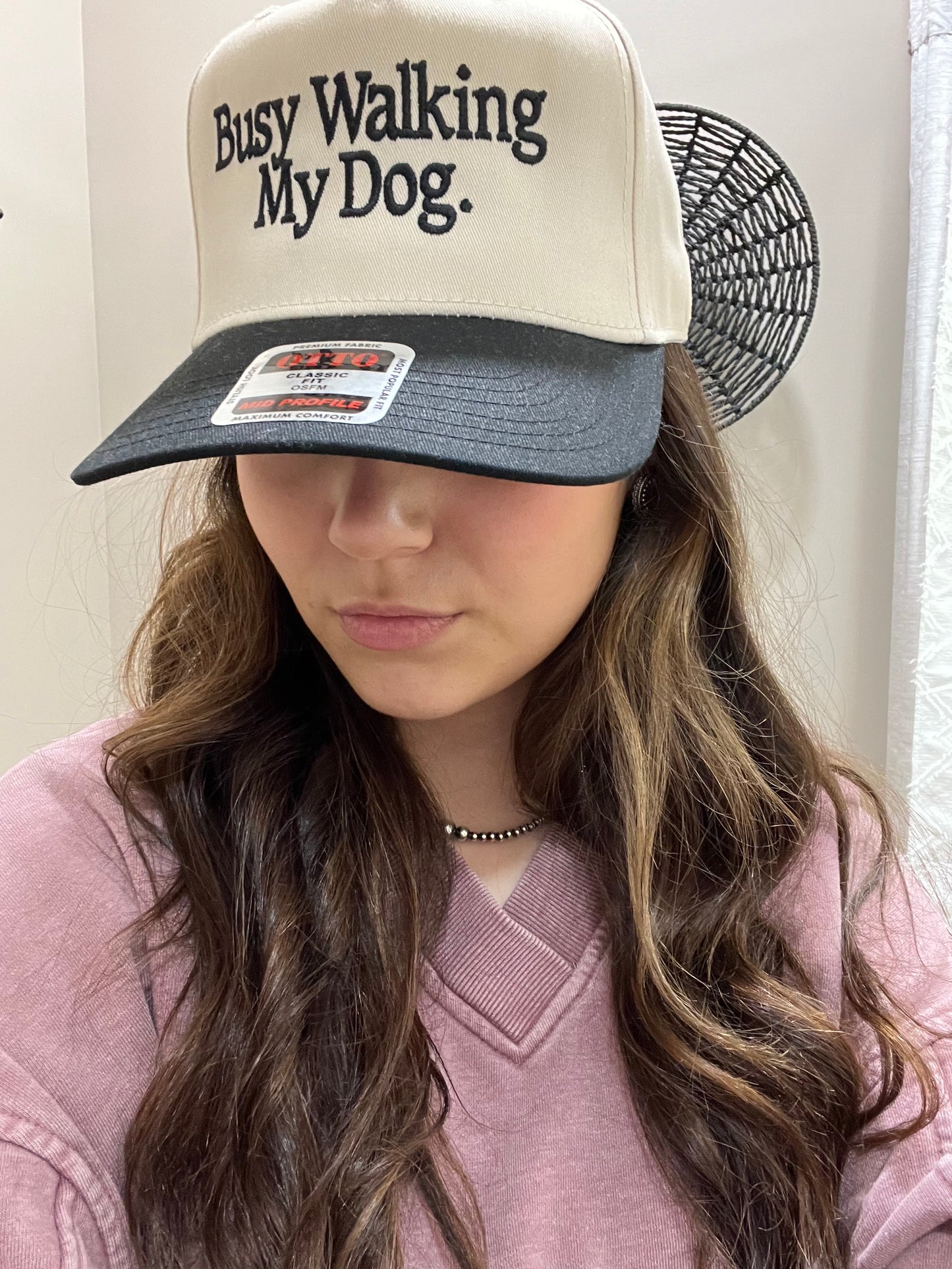 Busy Walking My Dog Trucker