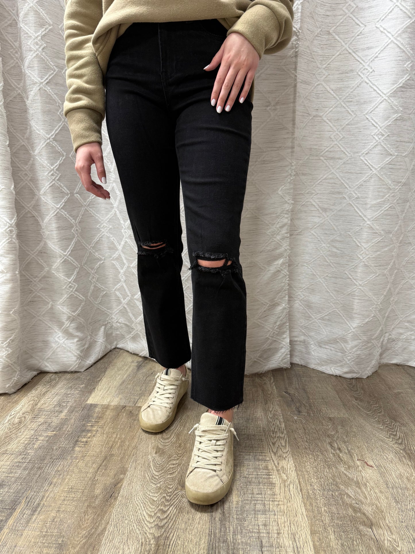 Can We Cropped Straight Jean