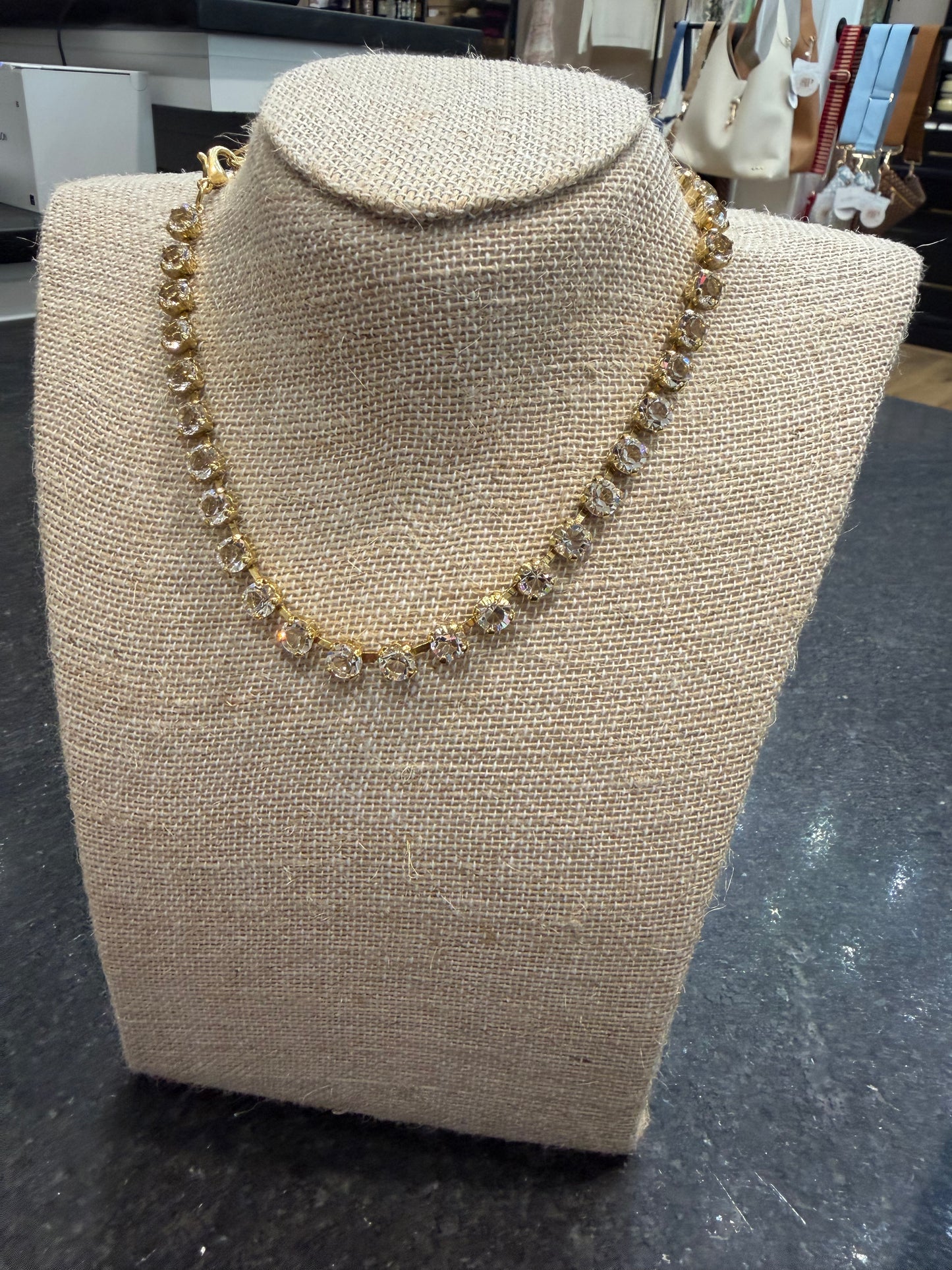Tova Jewelry Sarina Necklace - Solids Clear