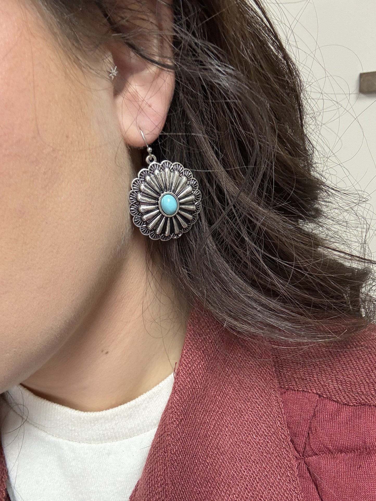 Concho Dangle Earrings