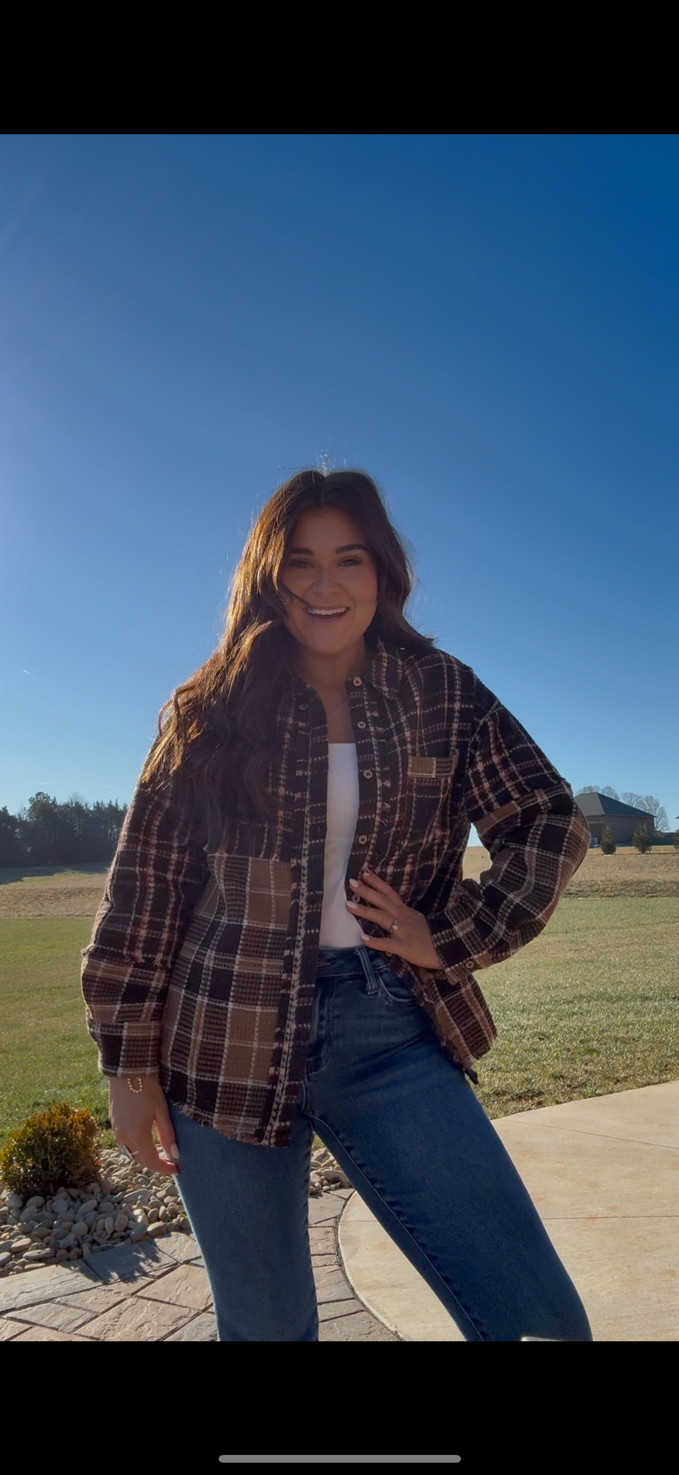 Well Known Flannel Top