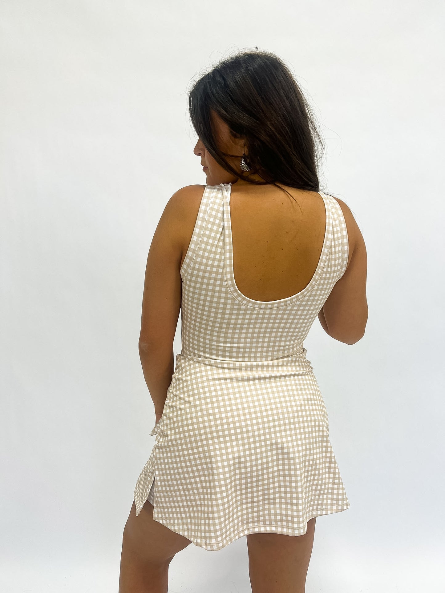 Checkered Charm Dress