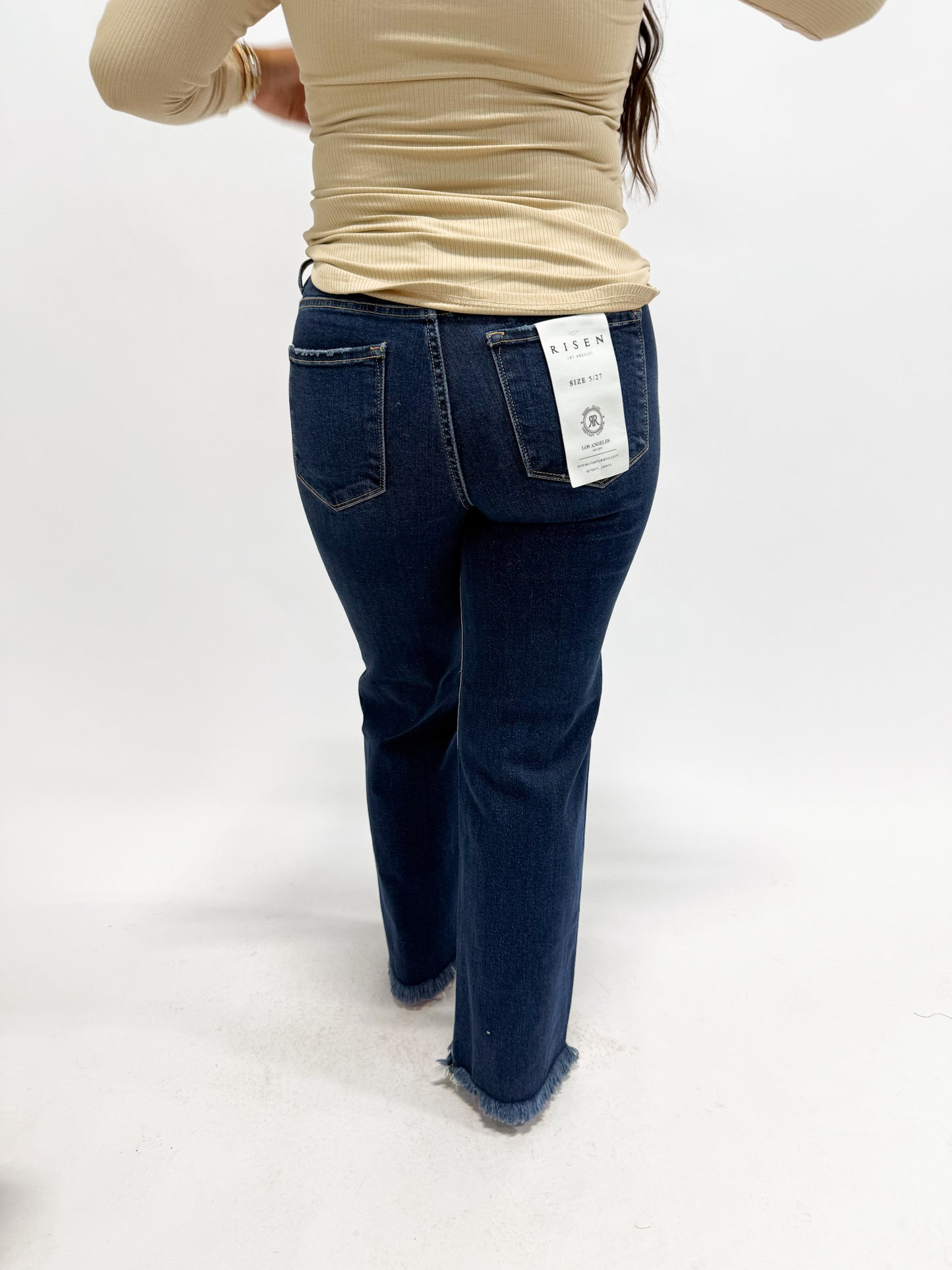 Daisy High Rise Straight Leg Jean