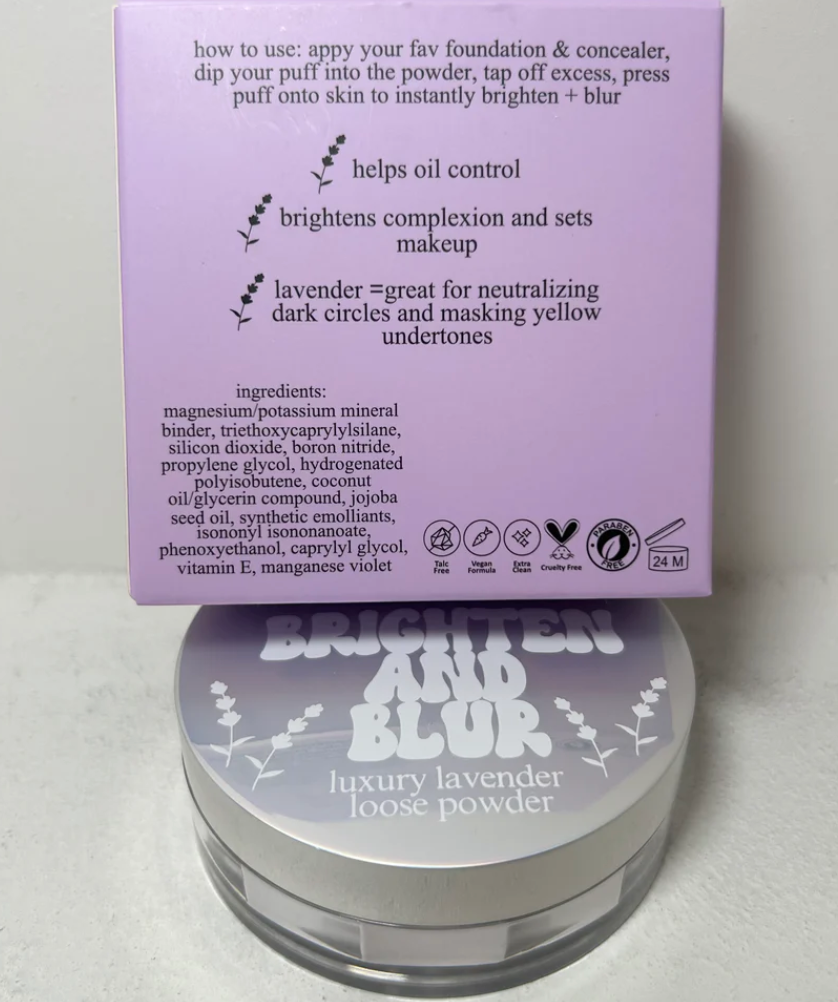 Brighten & Blur Lavender Setting Powder