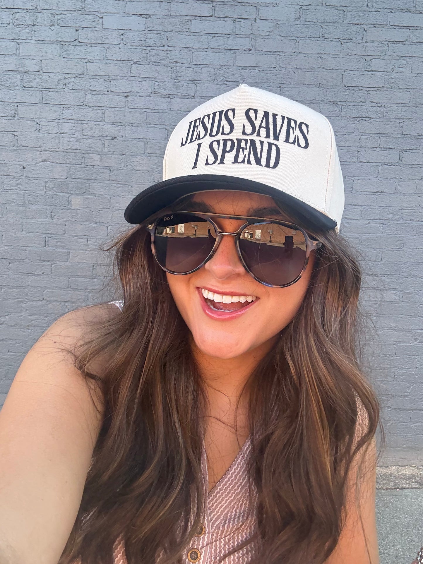 Jesus Saves I Spend Hat