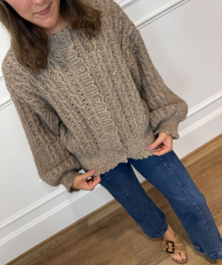 The Sweet Magnolia Button-Up Sweater