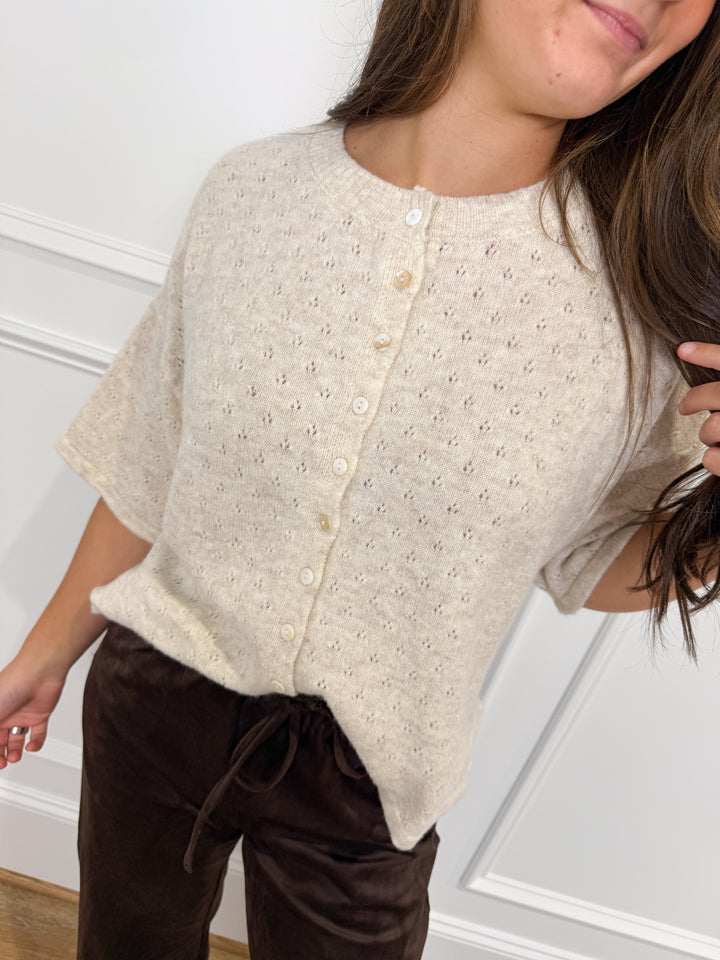 Cozy Days Button-Front Cardigan
