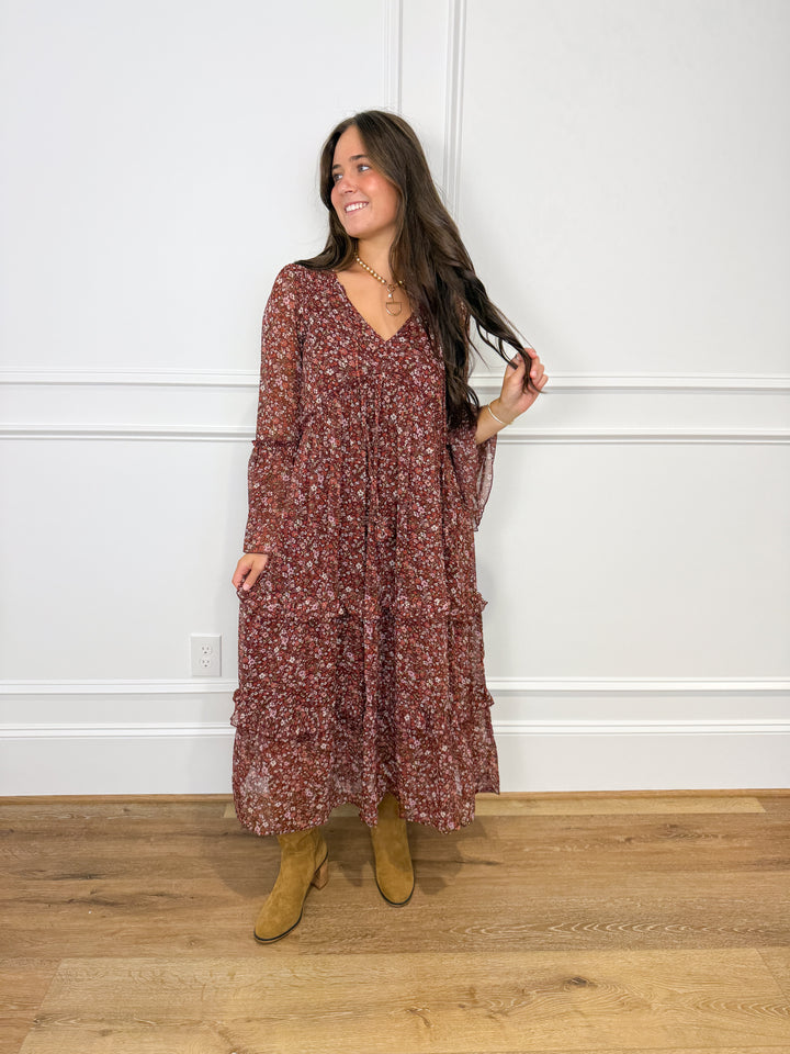 The Southern Belle Floral Maxi Dress
