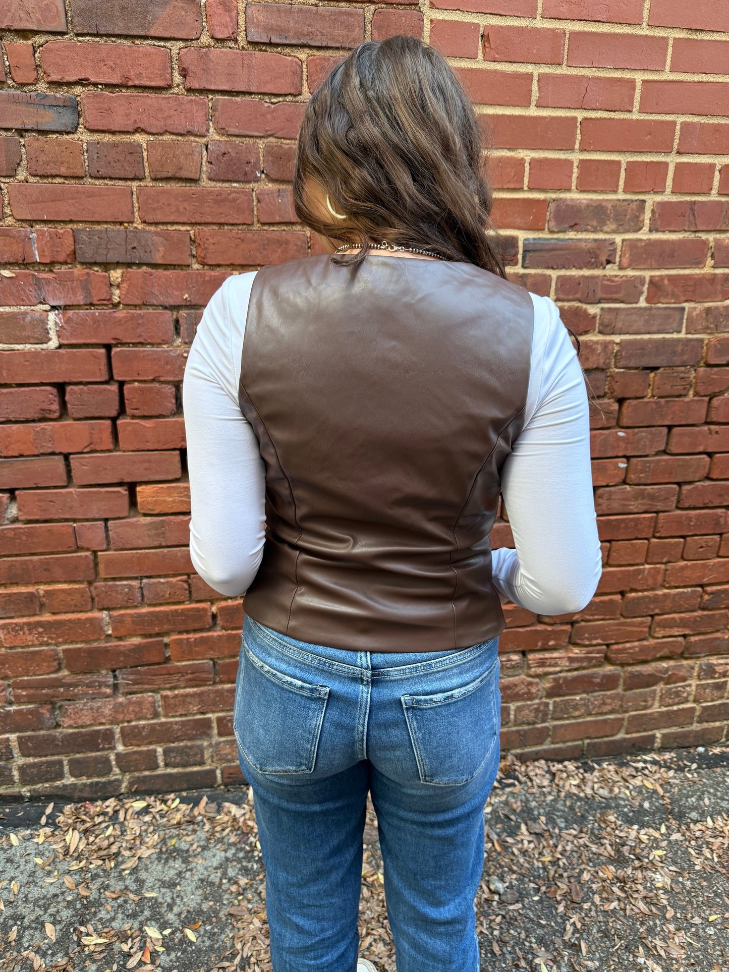 Pumpkin Patch Leather Vest