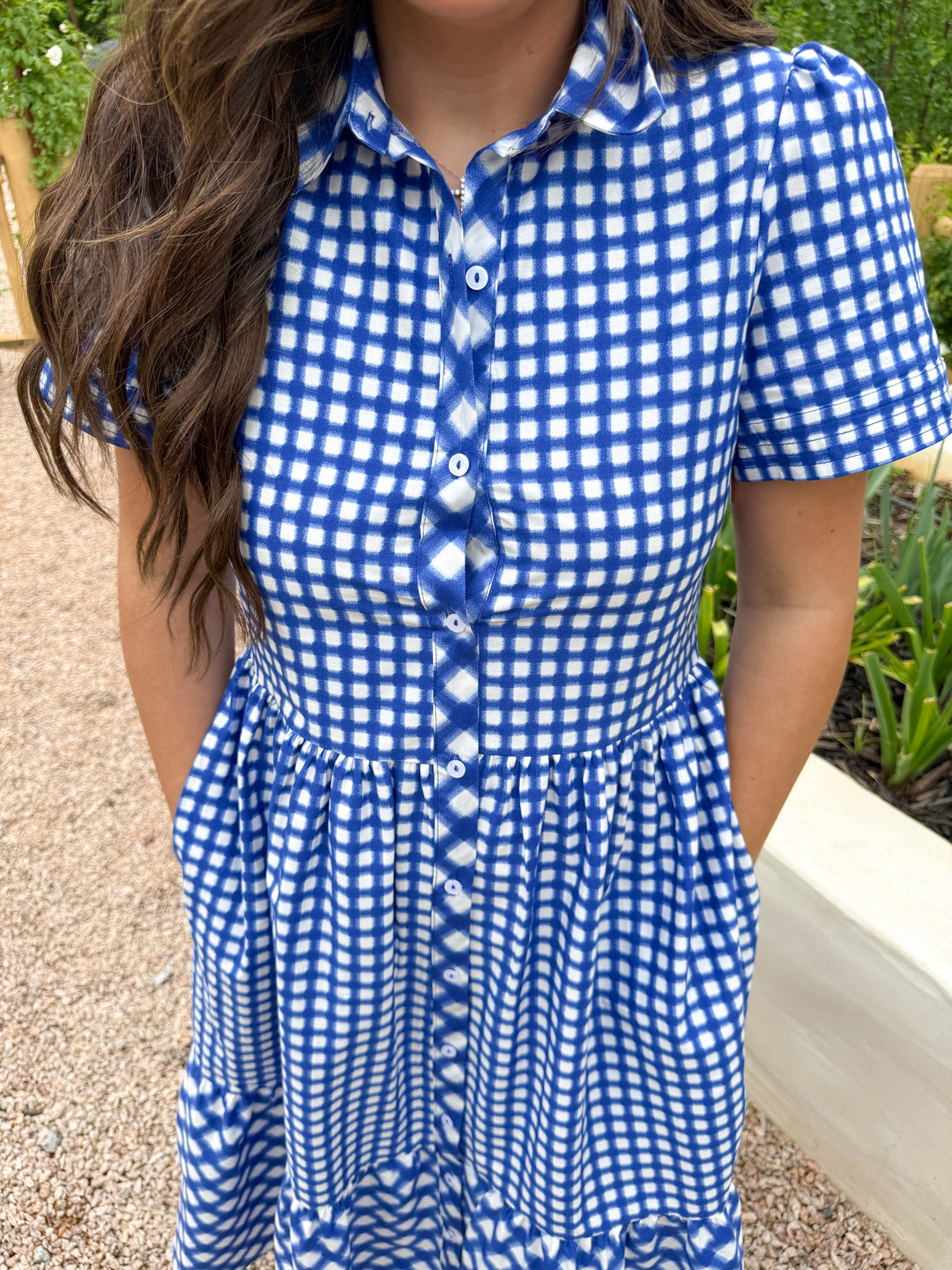 AMERICANA CHARM MIDI DRESS