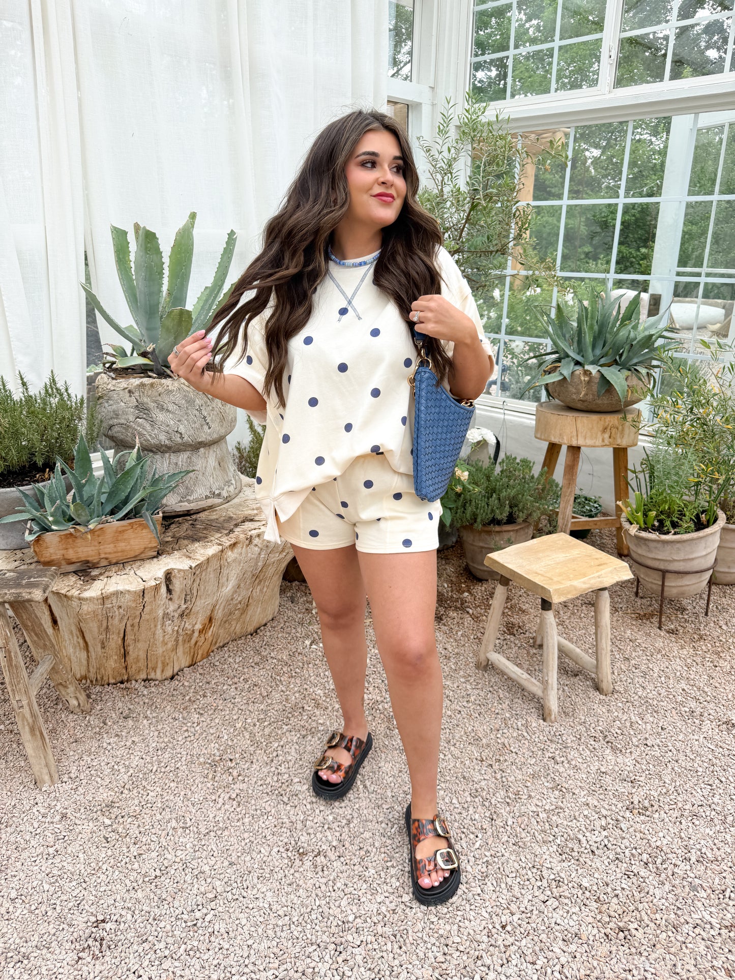 PRETTY IN POLKA TOP