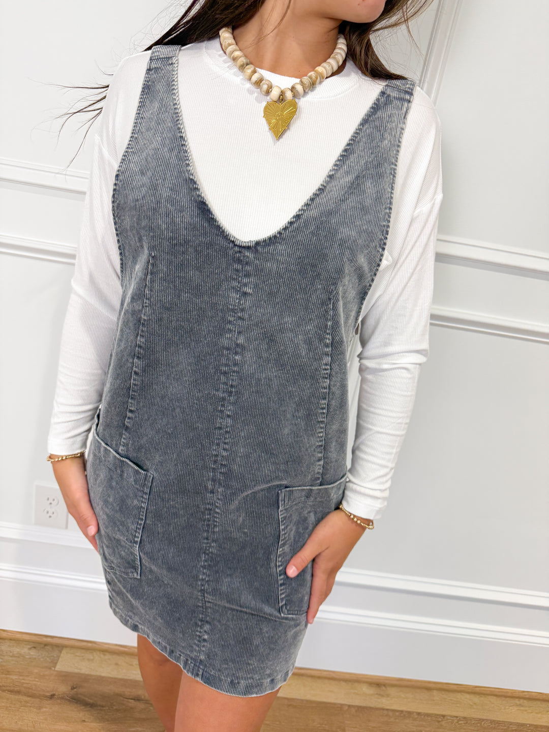SWEET CHARCOAL DRESS