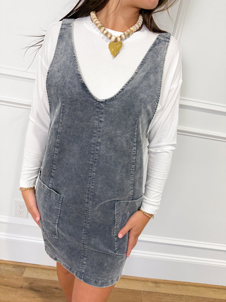 SWEET CHARCOAL DRESS