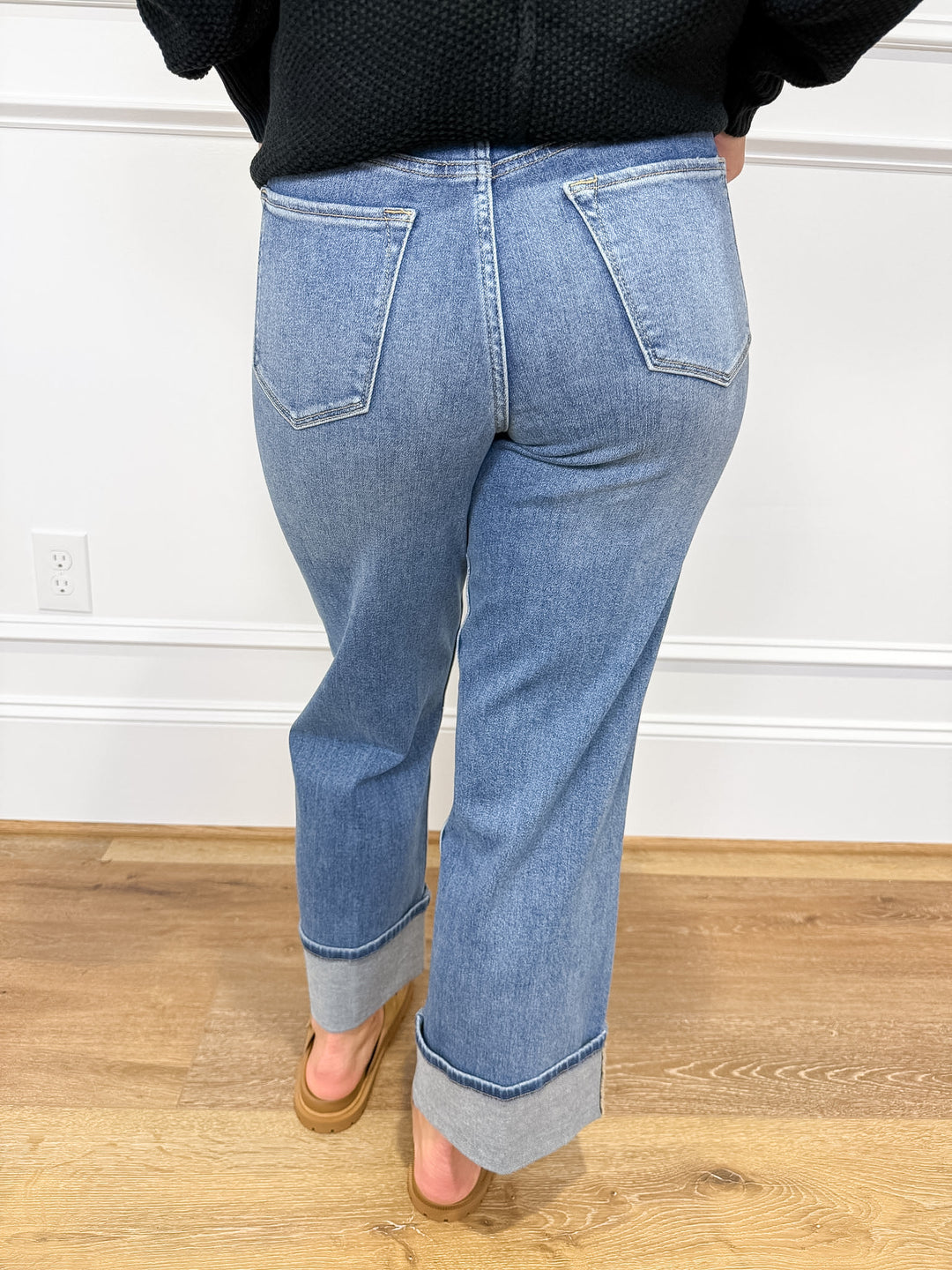 Holly Dear John Denim High Rise Cuffed Hem Jeans