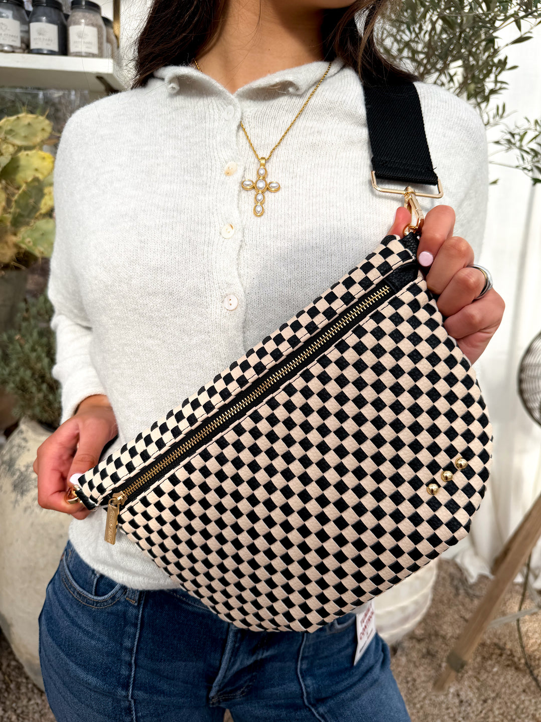 WESTLYN WOVEN BUM BAG