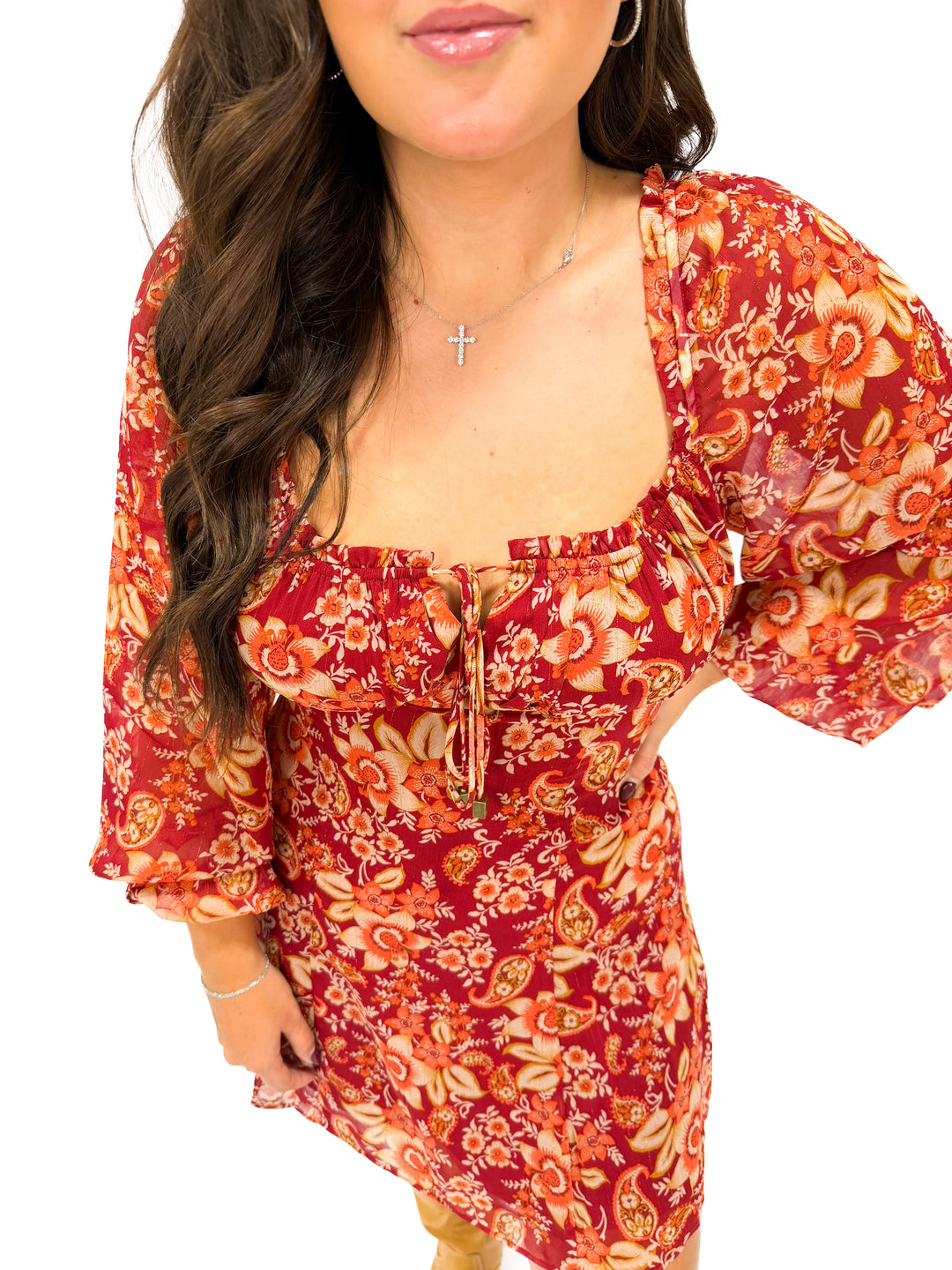 RUSTIC ROSE DRESS