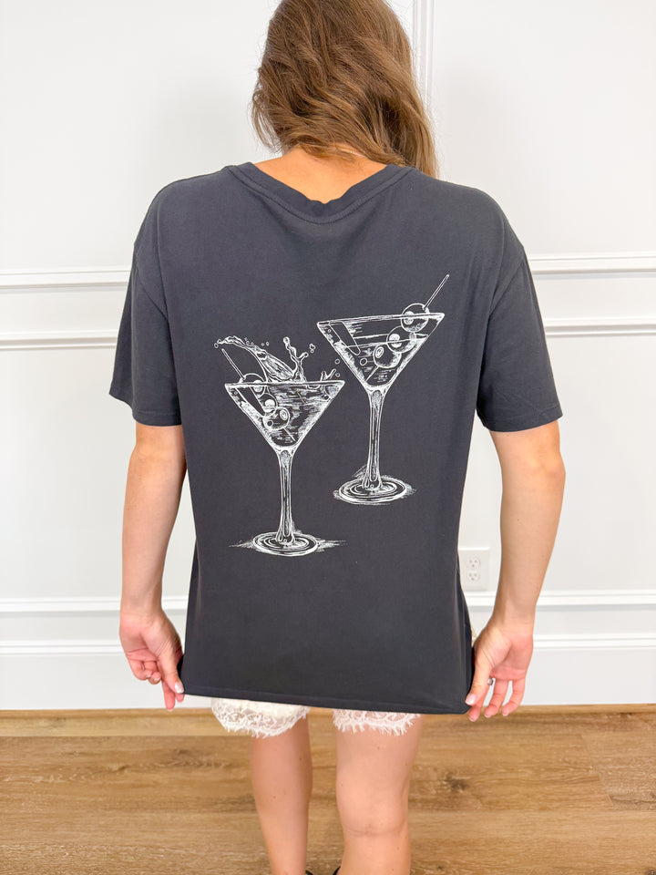 Z SUPPLY MARTINI BOYFRIEND TEE