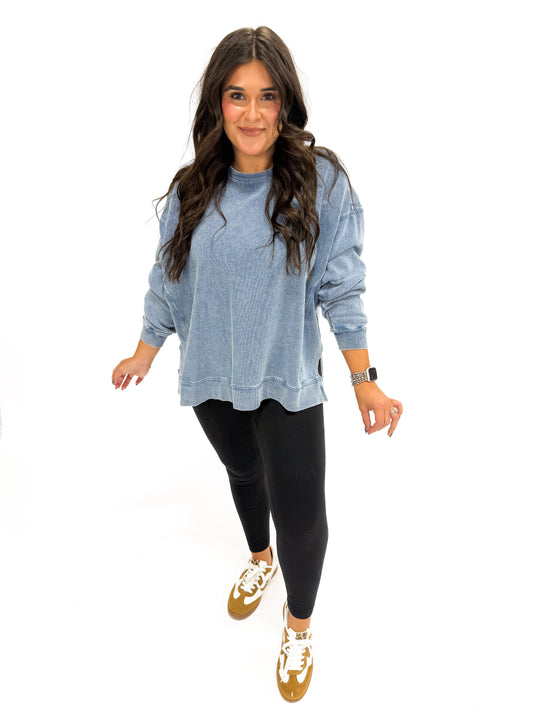 Z SUPPLY Knit Denim Modern Weekender