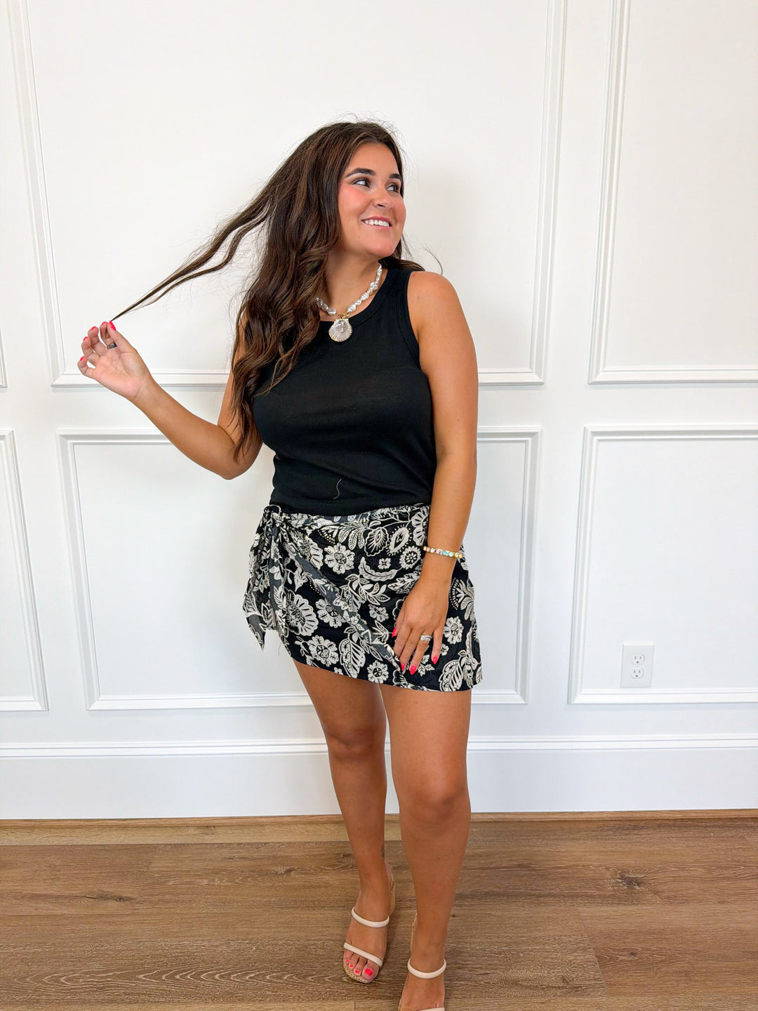 Z SUPPLY Lorna Luz Floral Mini Skirt