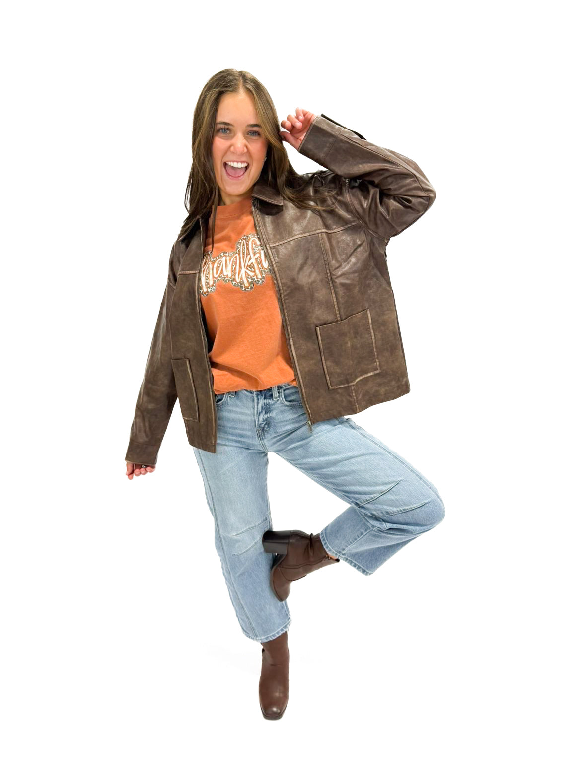 TOUGH LUCK LEATHER JACKET