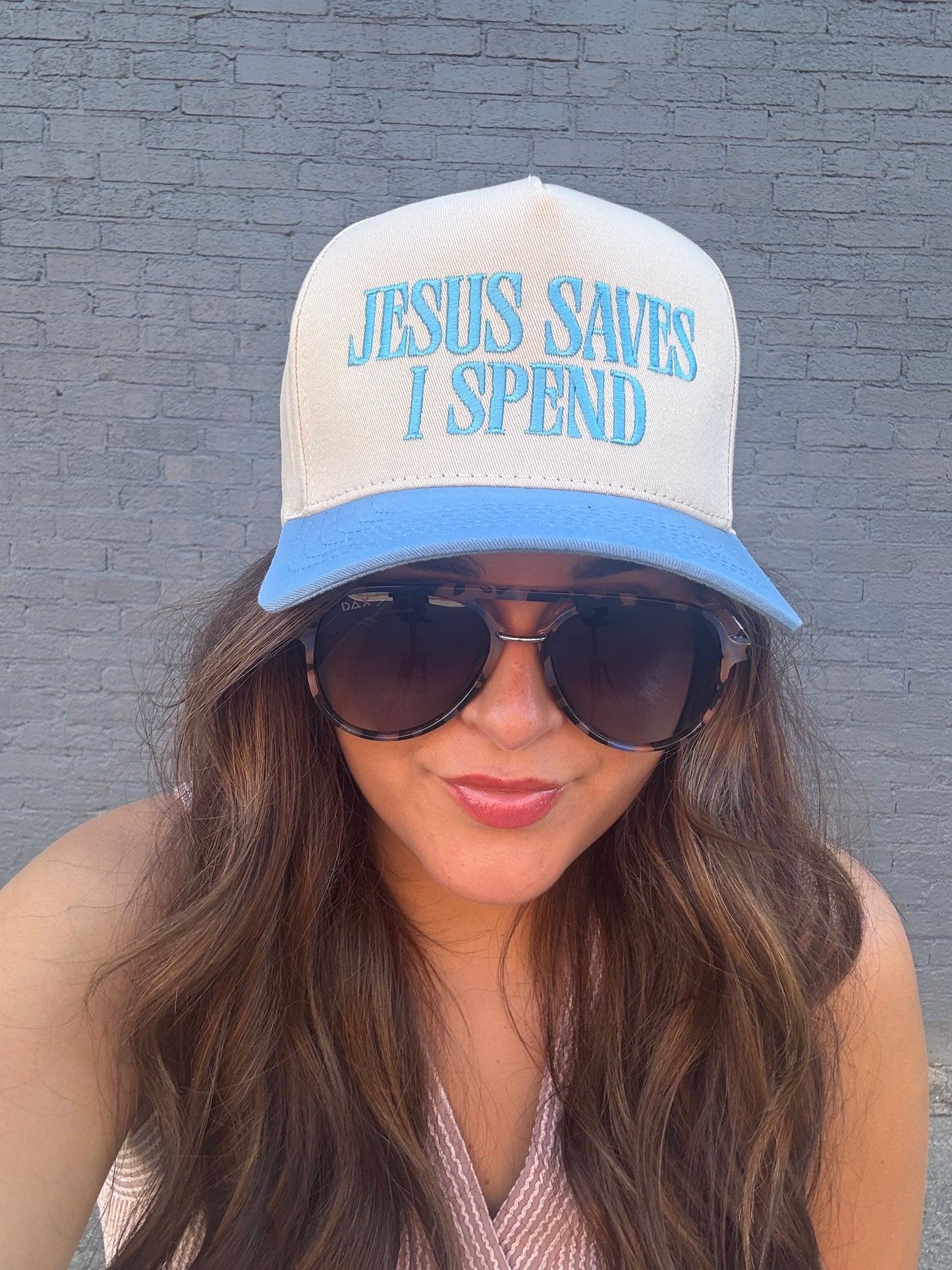 Jesus Saves I Spend Hat