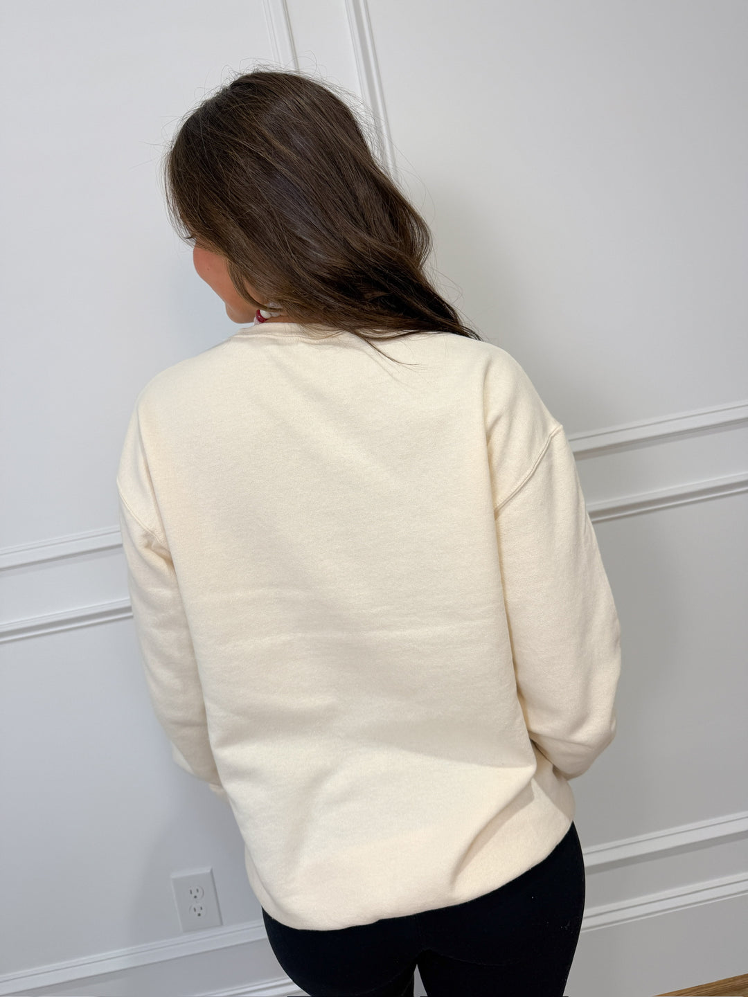 Wild About Branded Peach Graphic Crewneck