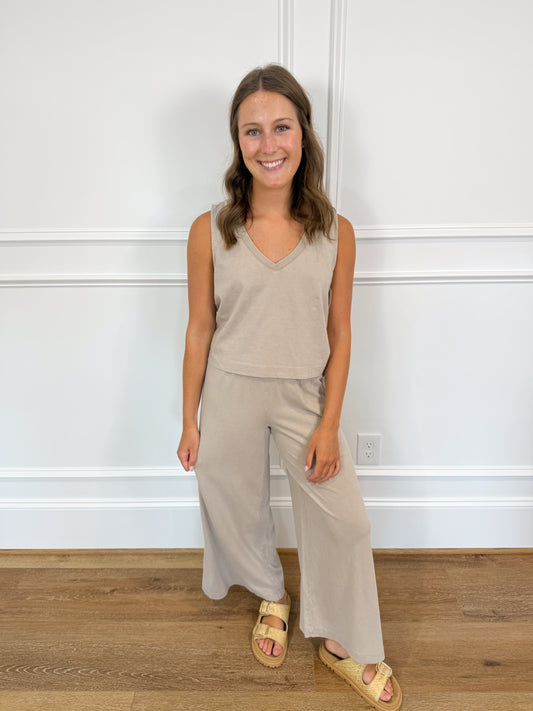 Z Supply Scout Jersey Crop Flare Pant