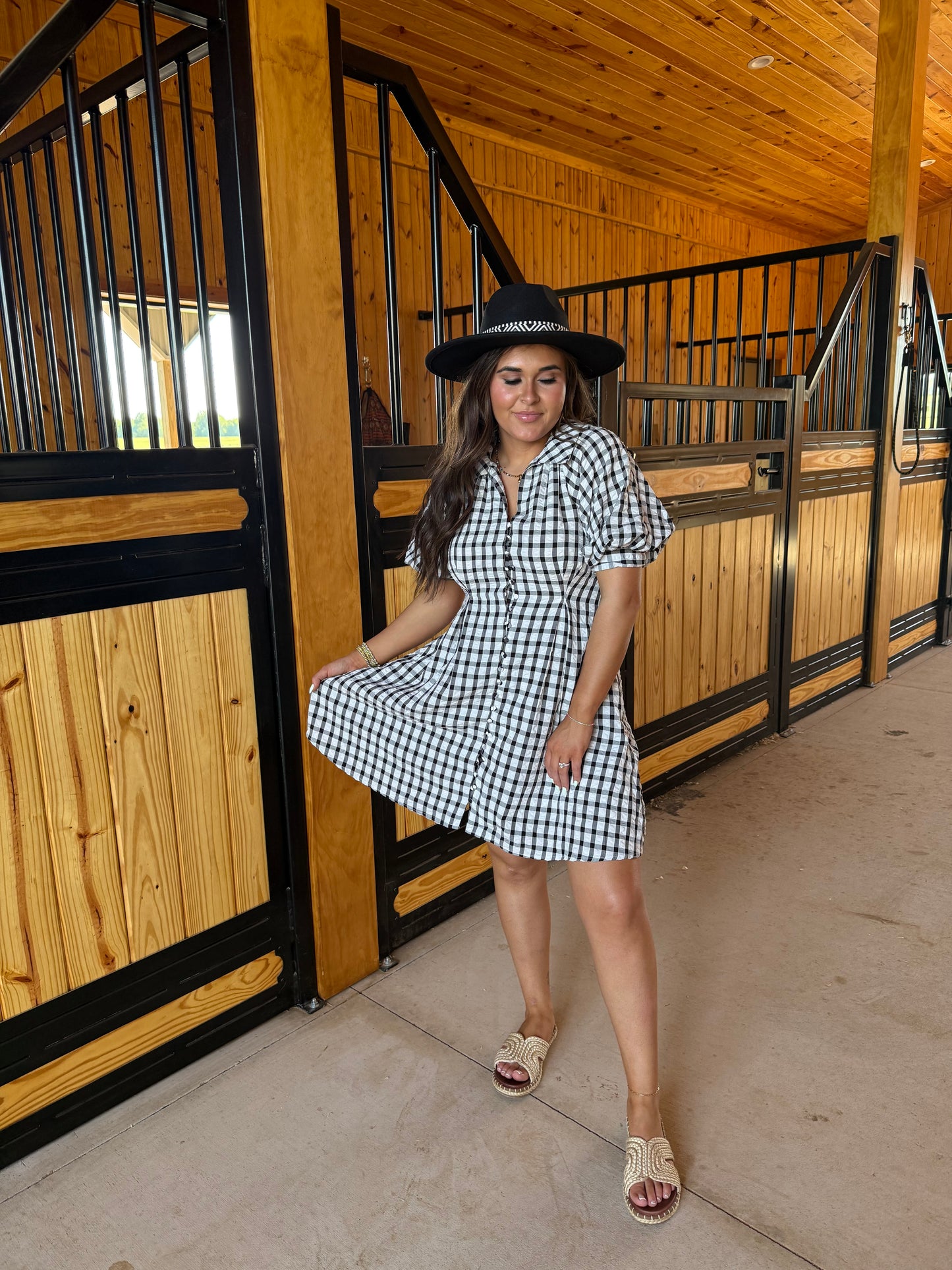 Gingham Getaway Dress