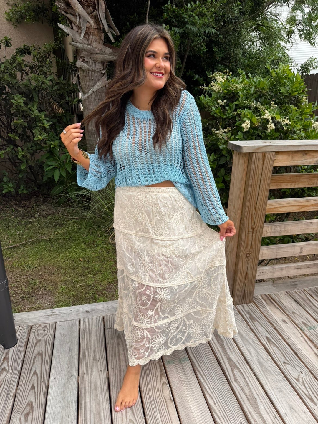 COASTAL BREEZE KNIT TOP