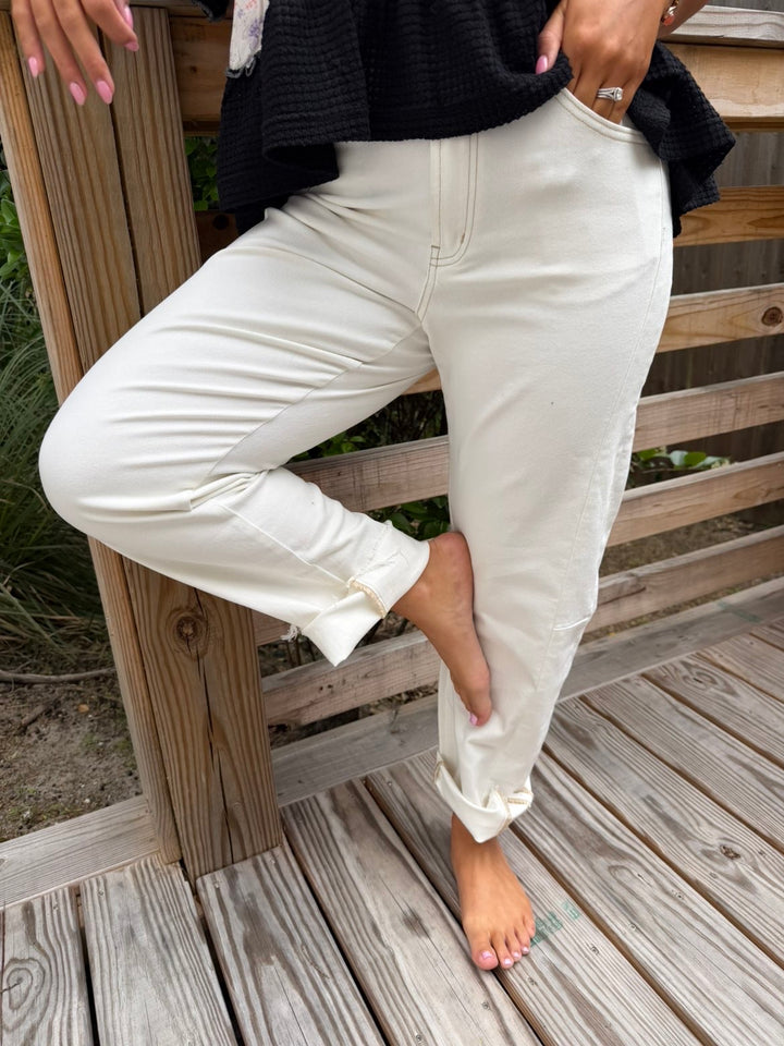 SWEET CREAM BARREL JEANS