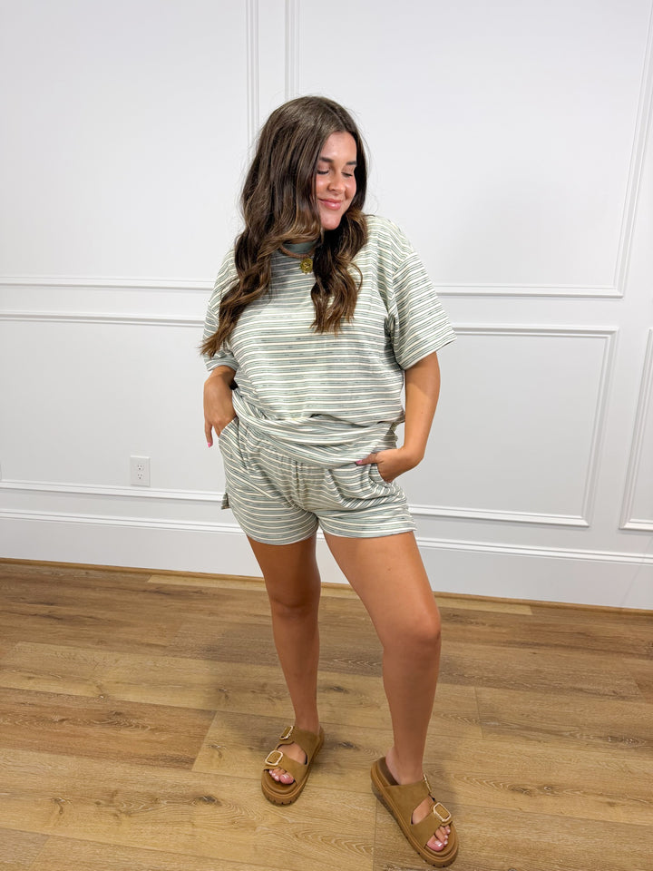 Mint to Be Cozy Shorts