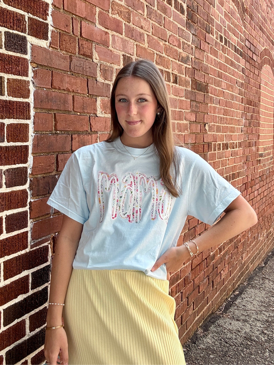 Spring Floral Mama Tee