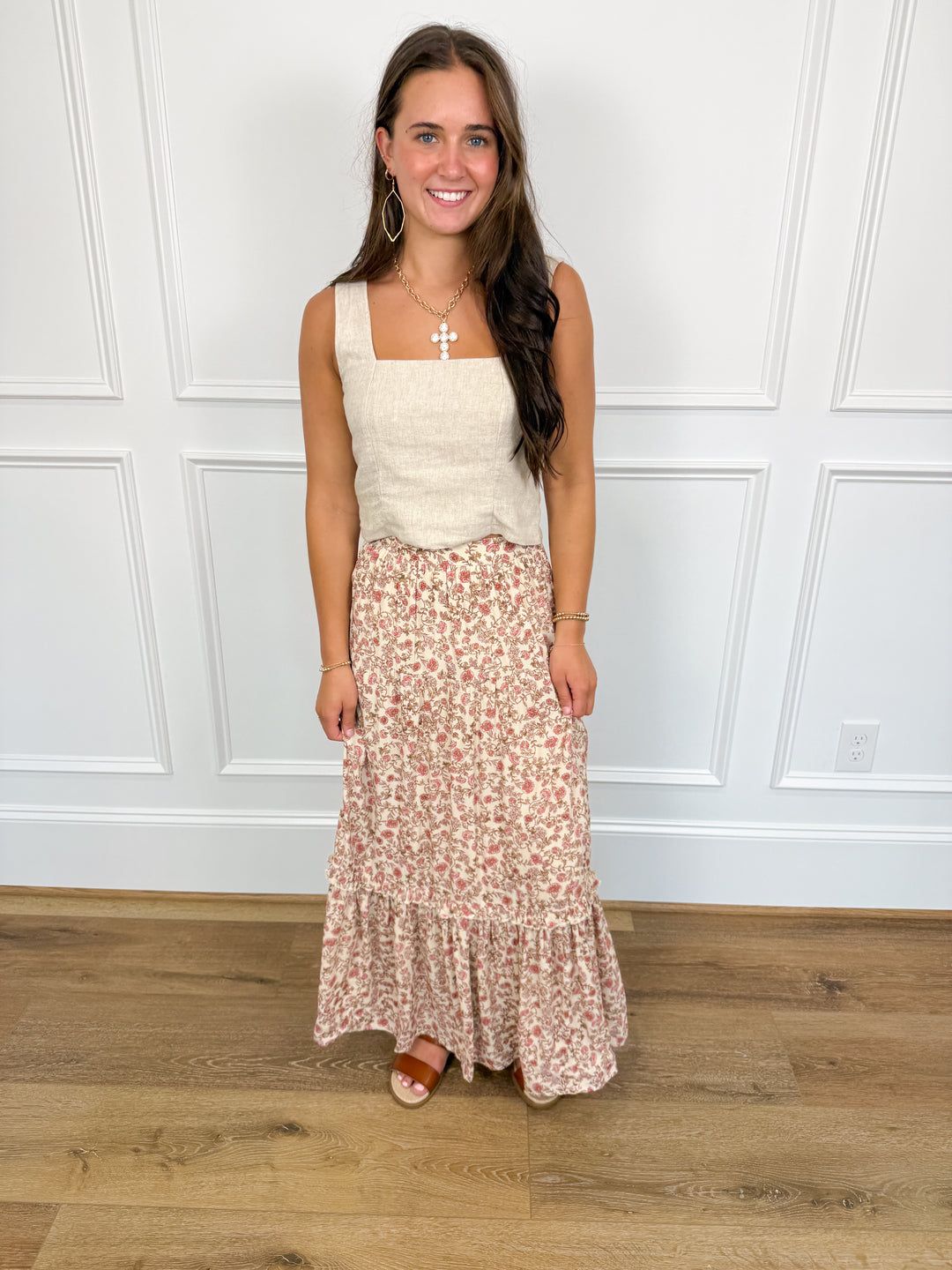 MAGNOLIA LINEN TOP