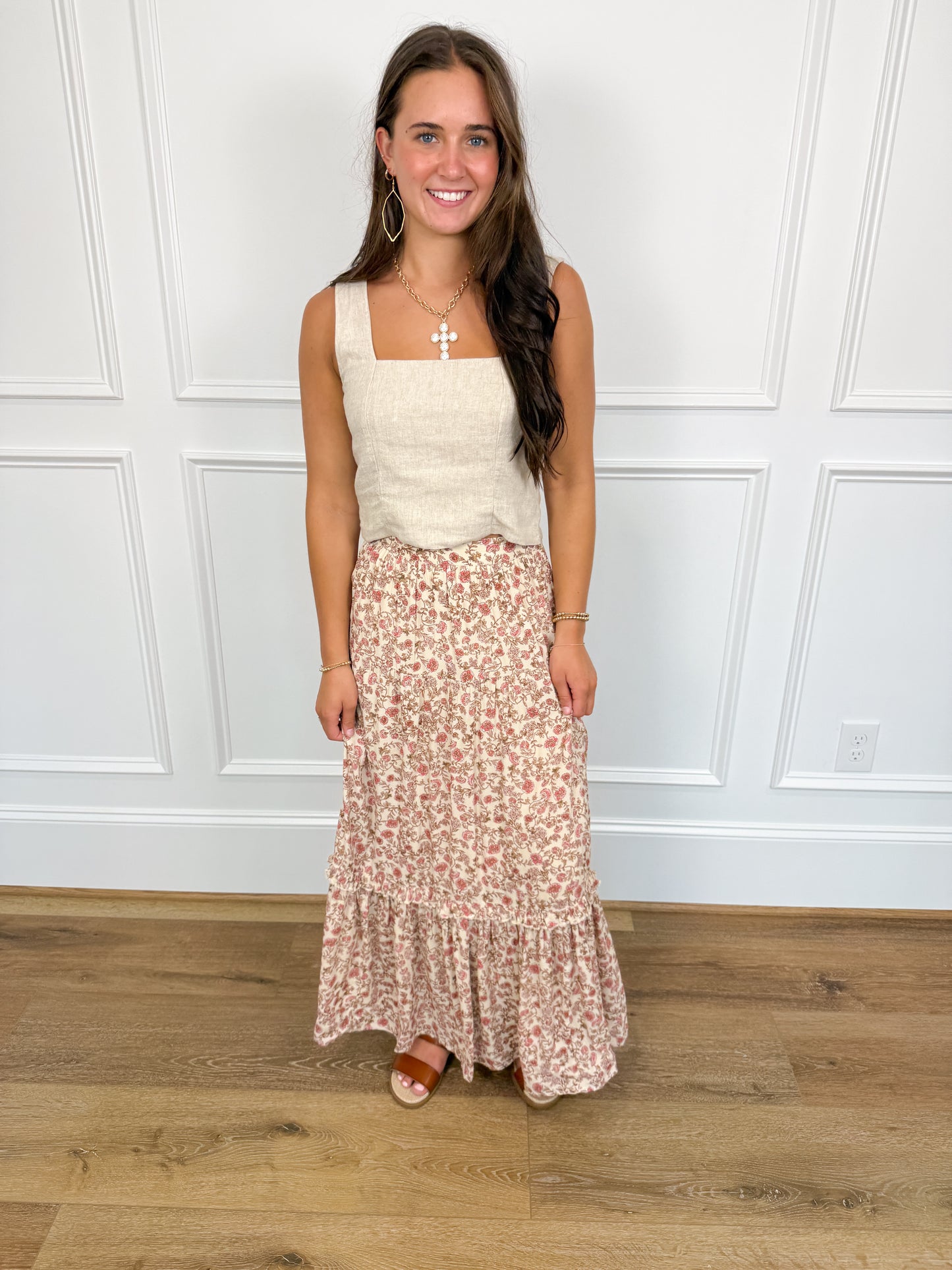 MAGNOLIA LINEN TOP